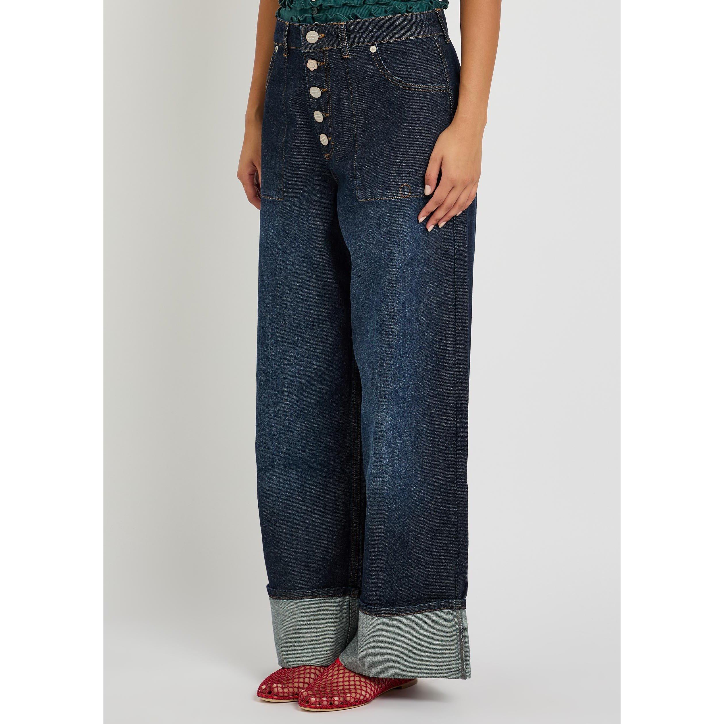INDIGO - Damson Madder - J GIGI BAGGY TURN-UP JEANS - 2