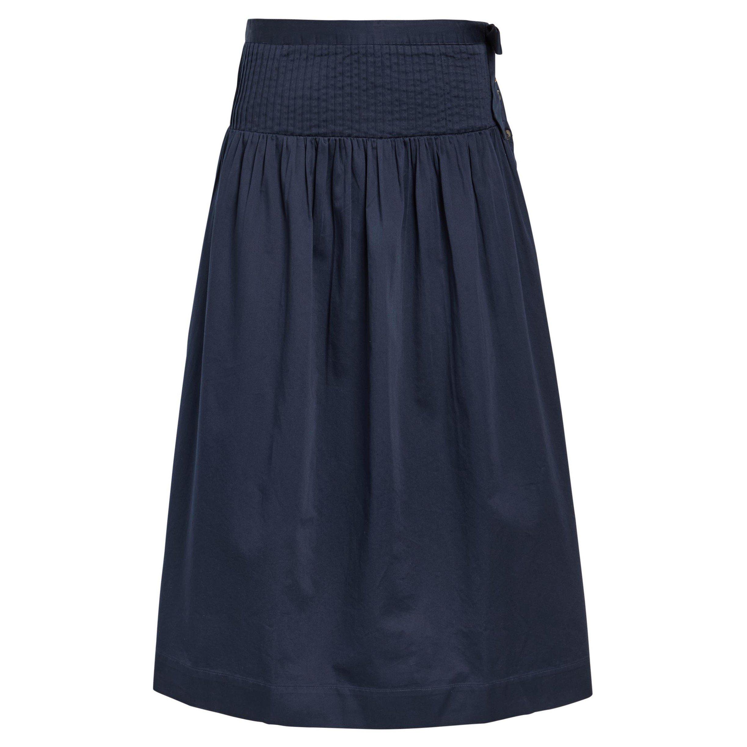 NAVY - Damson Madder - LS JOSIE MIDI SKIRT