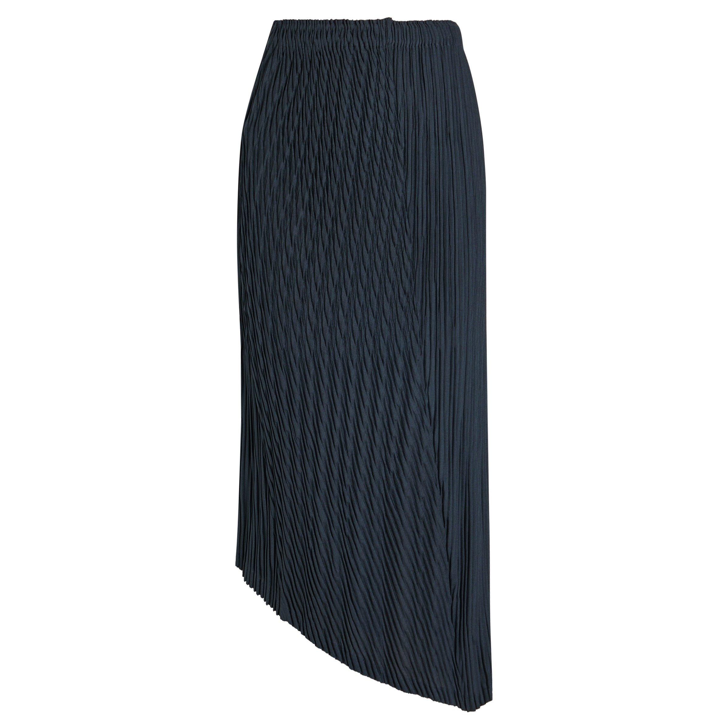 NAVY - Issey Miyake - UNFURLING PLEATS SKIRT - 1