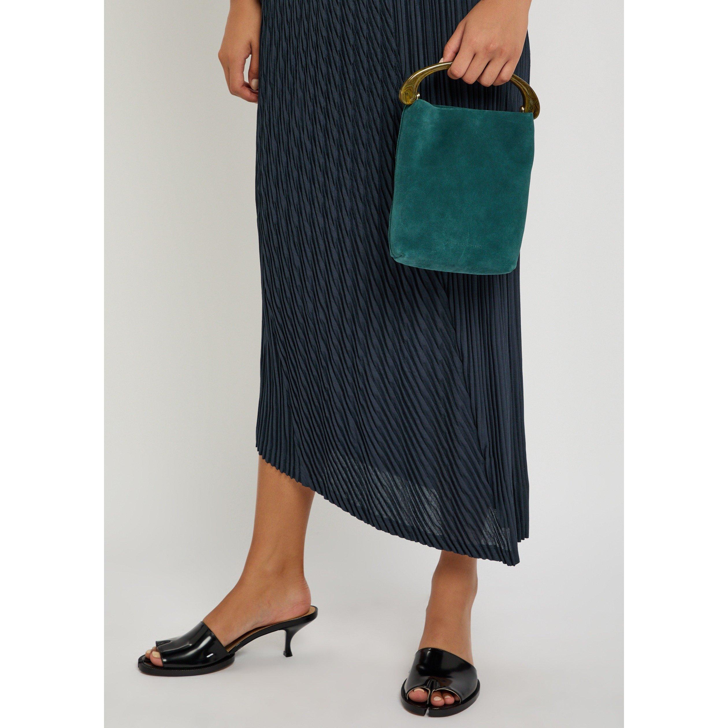 NAVY - Issey Miyake - UNFURLING PLEATS SKIRT - 4