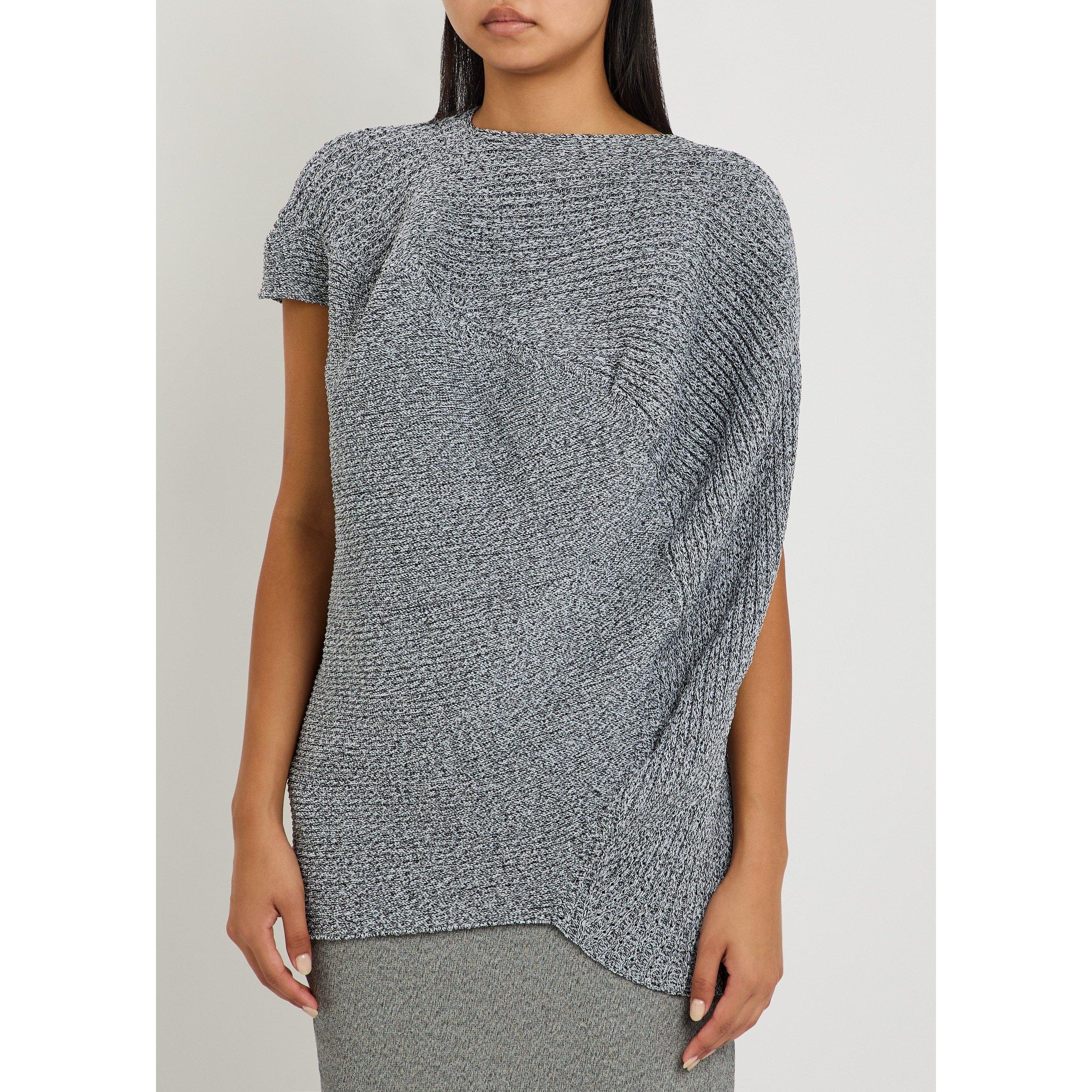 GREY - Issey Miyake - Women's Found Stone Oversized-Fit Top - 2