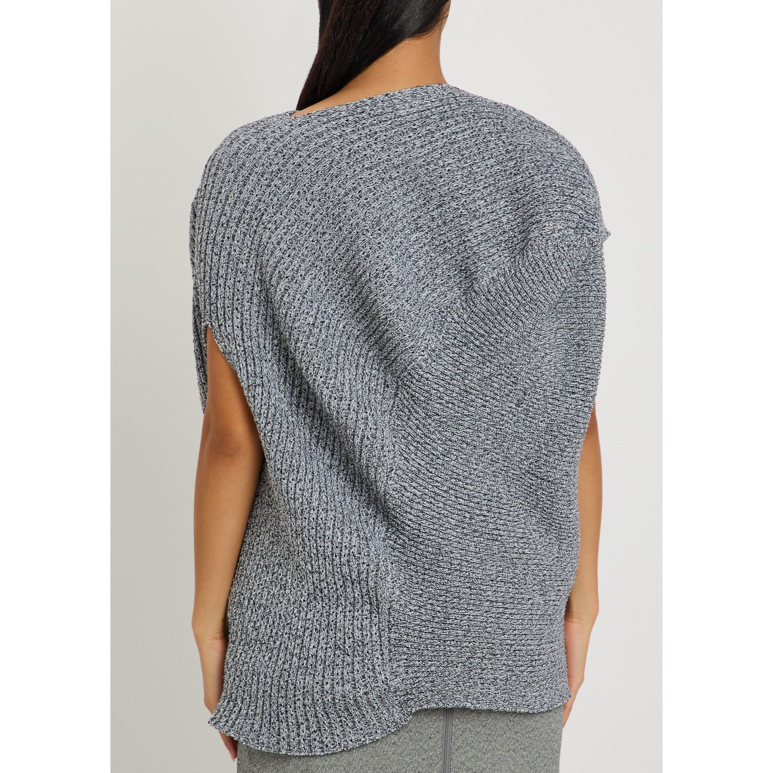 GREY - Issey Miyake - Women's Found Stone Oversized-Fit Top - 3