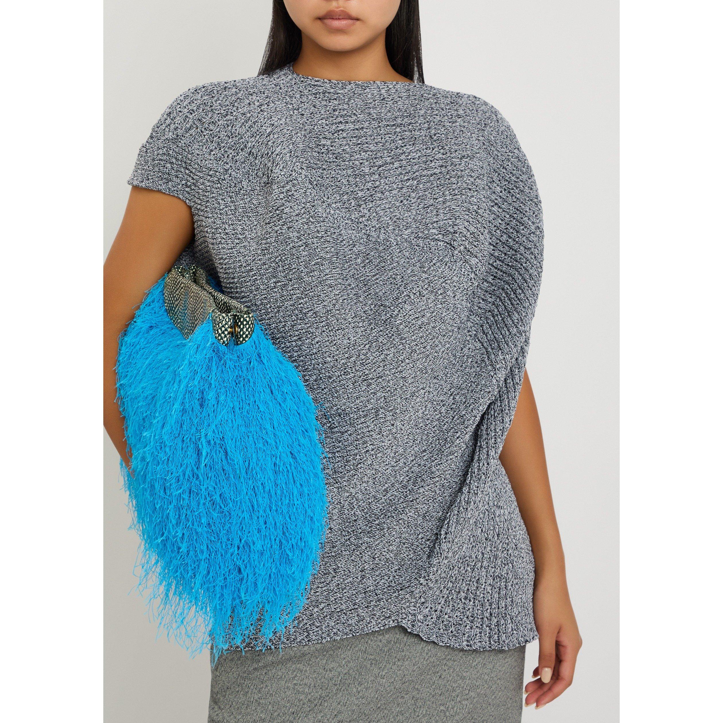 GREY - Issey Miyake - Women's Found Stone Oversized-Fit Top - 4