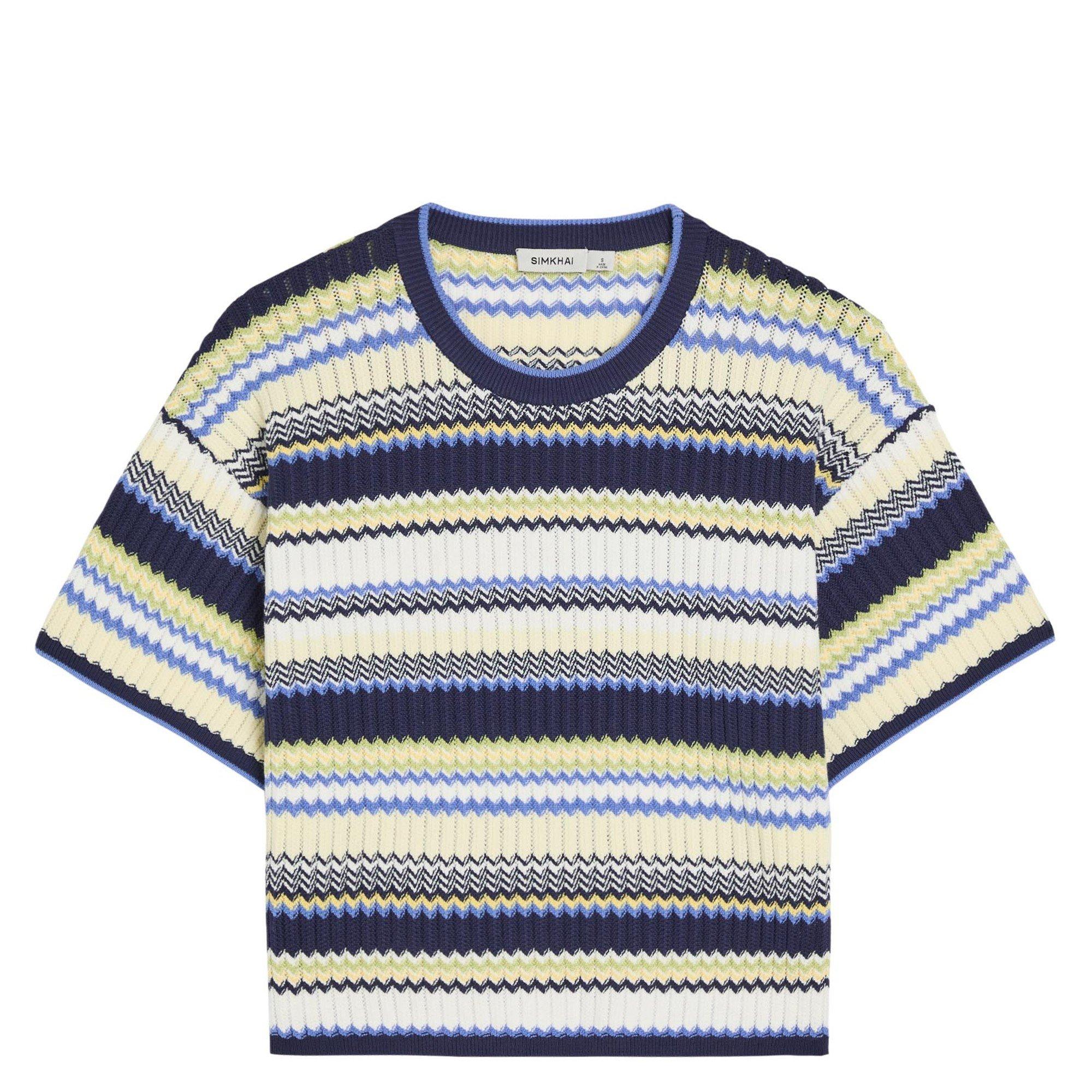 NAVY AND OTHER - Jonathan Simkhai - T TENLEY TEE