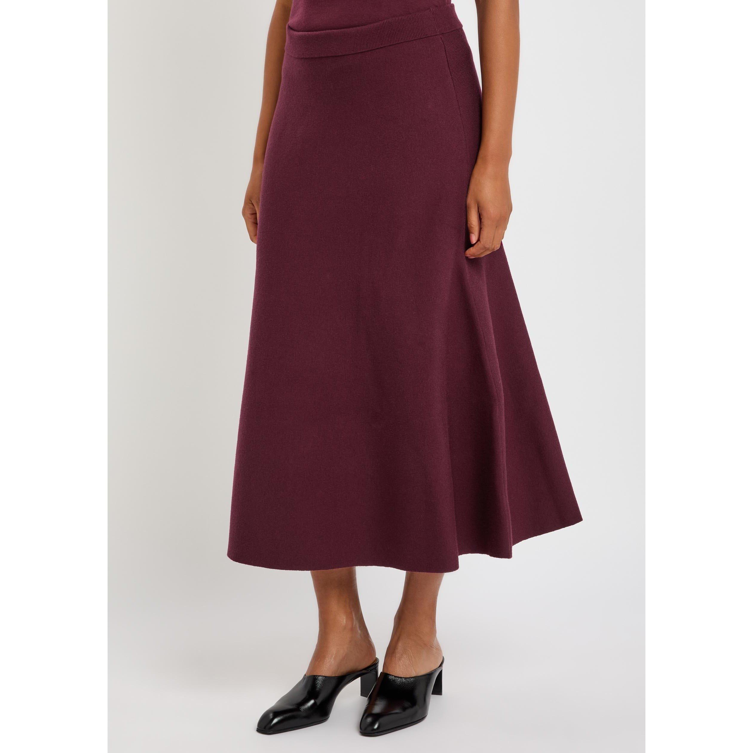 PURPLE - Jonathan Simkhai - Women's Cassie Wool Maxi Skirt - 2