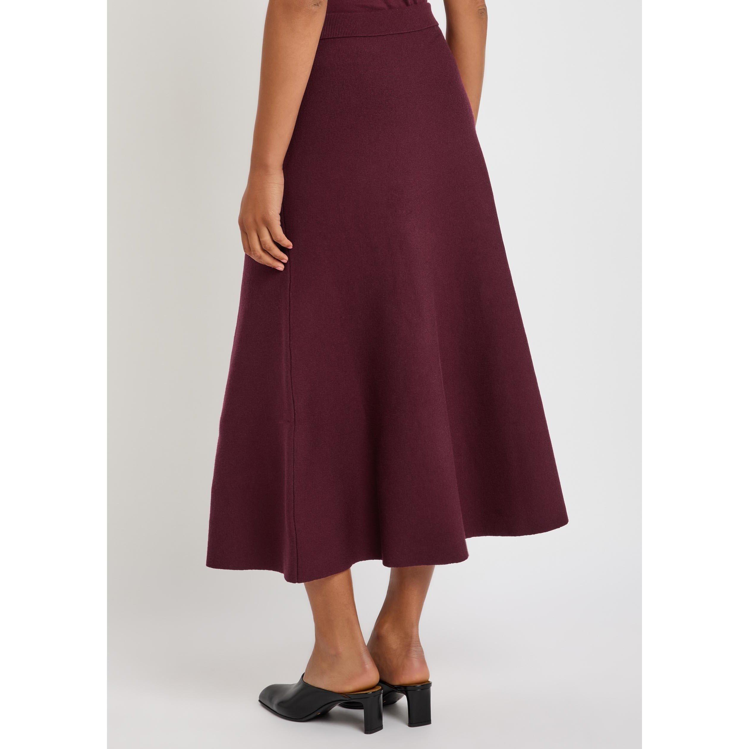 PURPLE - Jonathan Simkhai - Women's Cassie Wool Maxi Skirt - 3