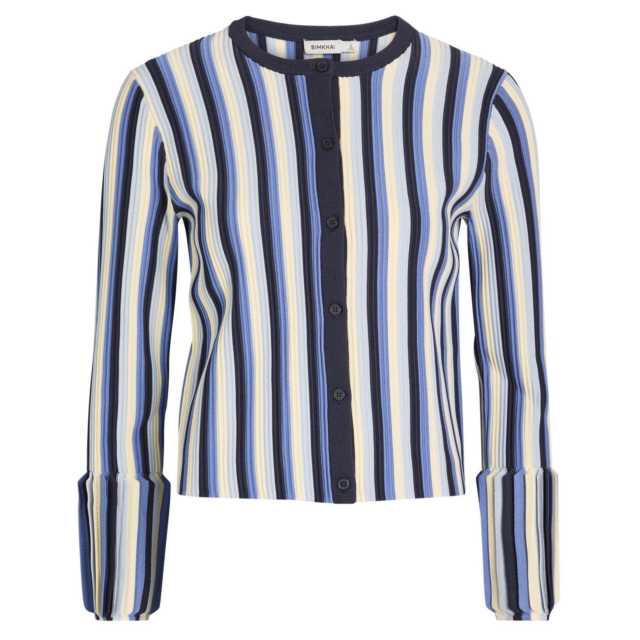 BLUE AND OTHER - Jonathan Simkhai - JKT IRIS BOXY JACKET
