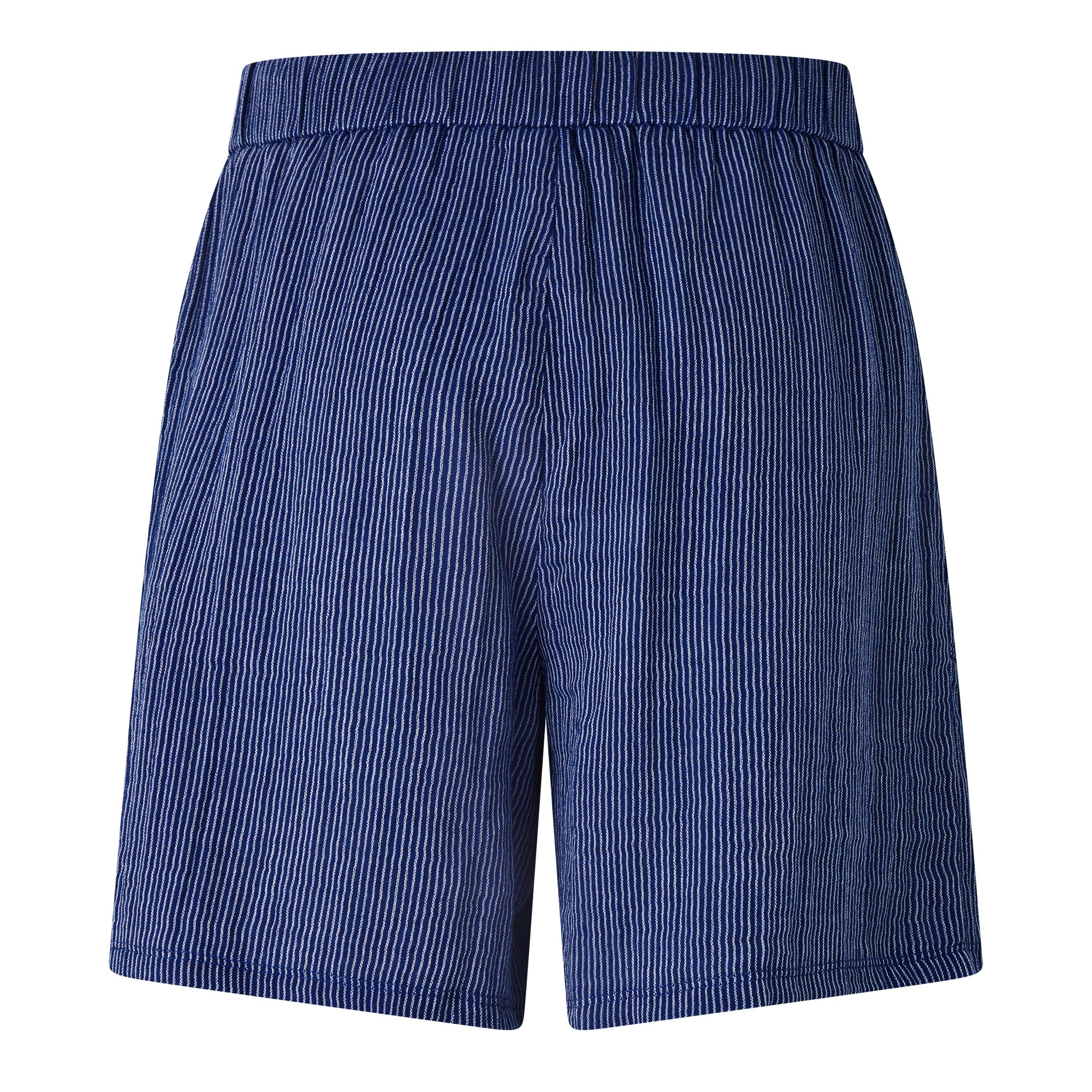 NAVY - Eileen Fisher - S DRAWSTRING SHORTS - 2