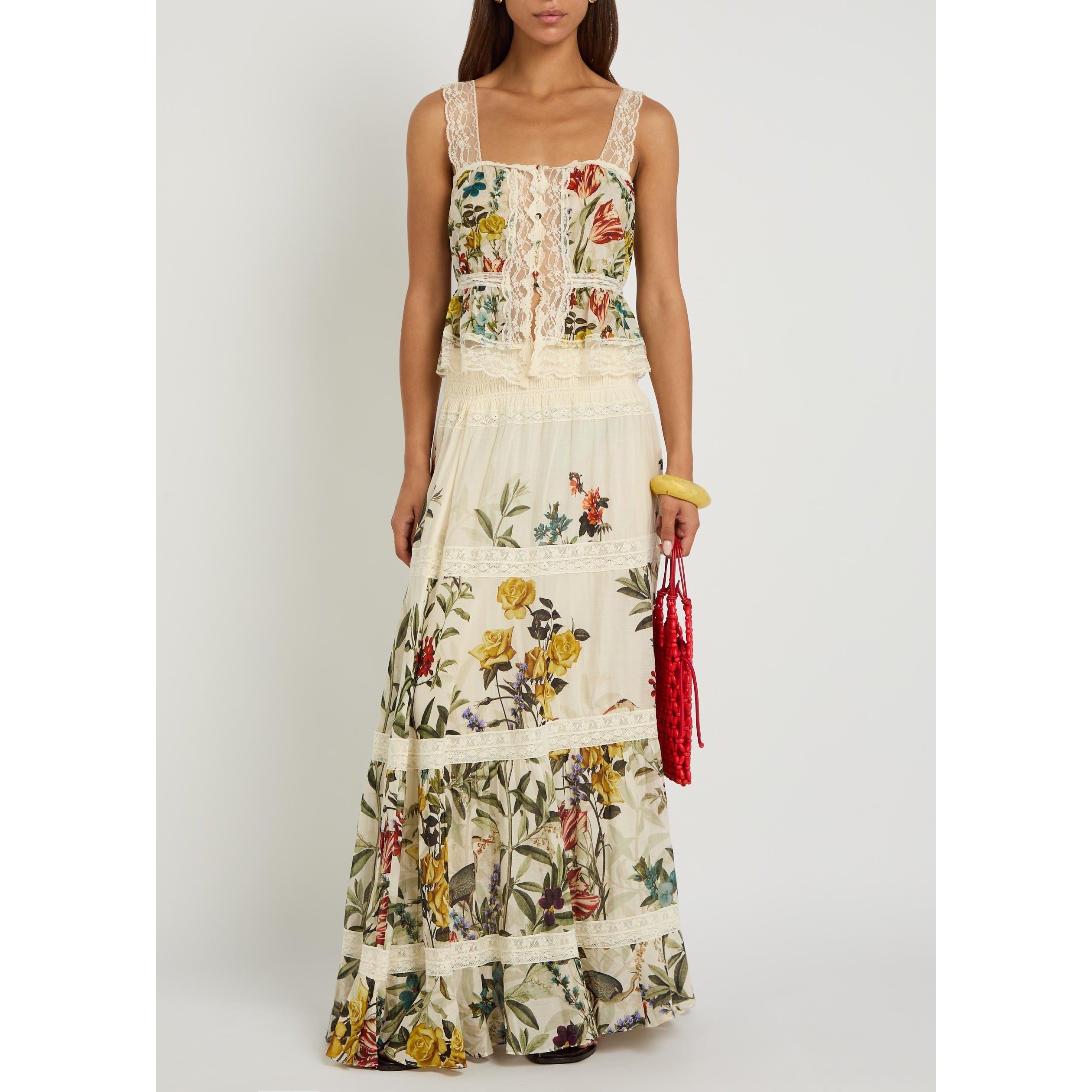 WHITE AND OTHER - Alice And Olivia - T Annabeth Sq Nk Top - 5