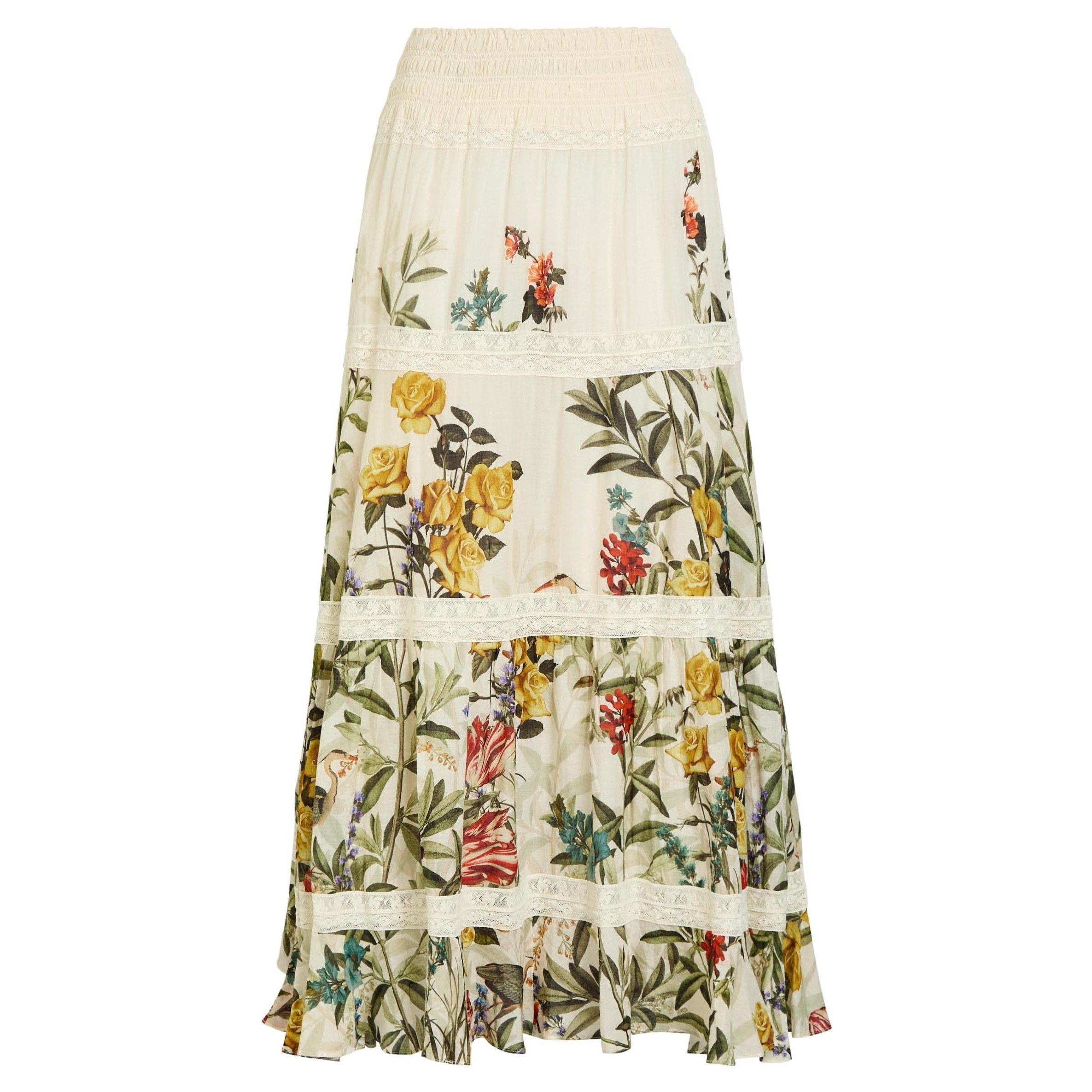 WHITE AND OTHER - Alice And Olivia - LS Stevie Drp Waist Maxi Skirt - 1