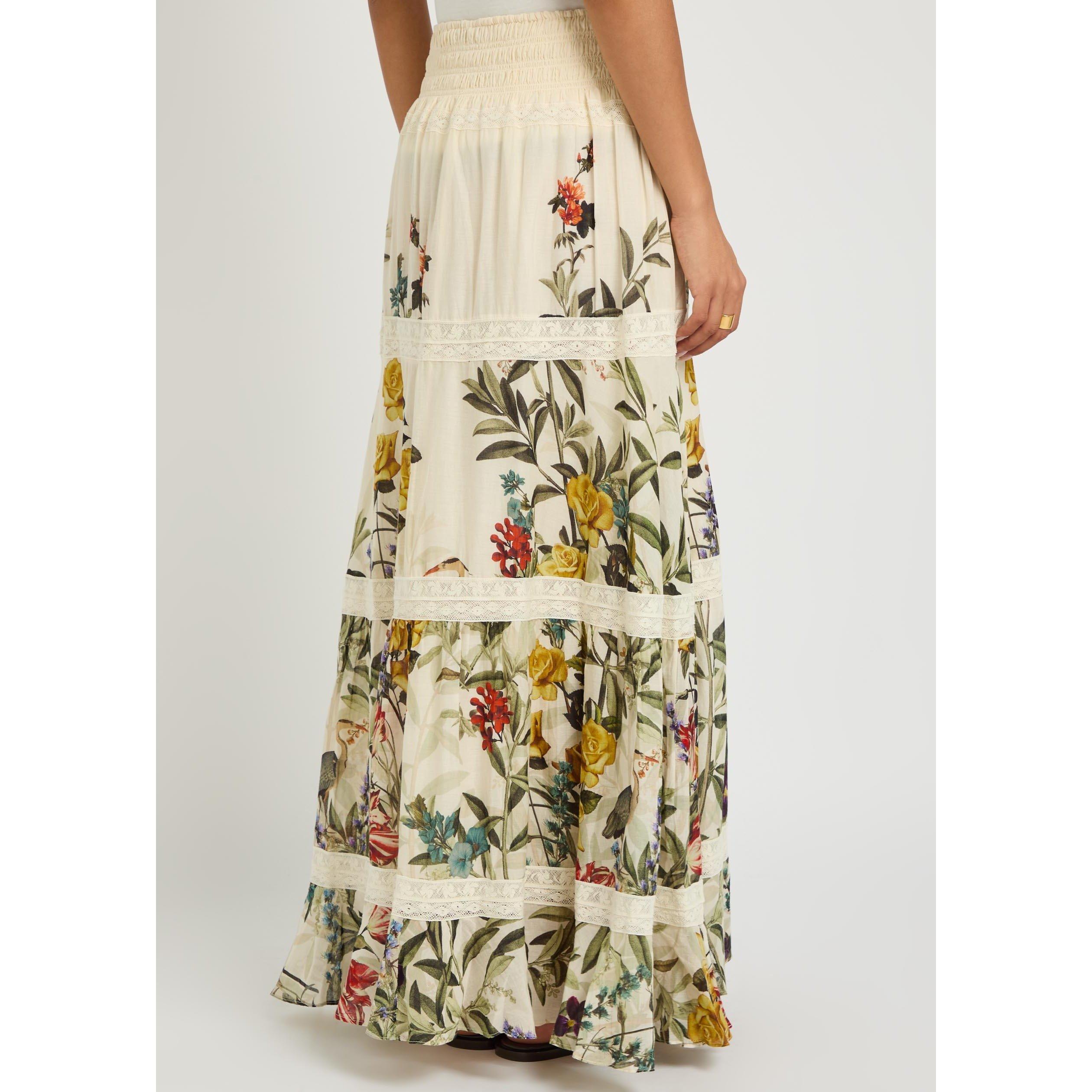 WHITE AND OTHER - Alice And Olivia - LS Stevie Drp Waist Maxi Skirt - 3