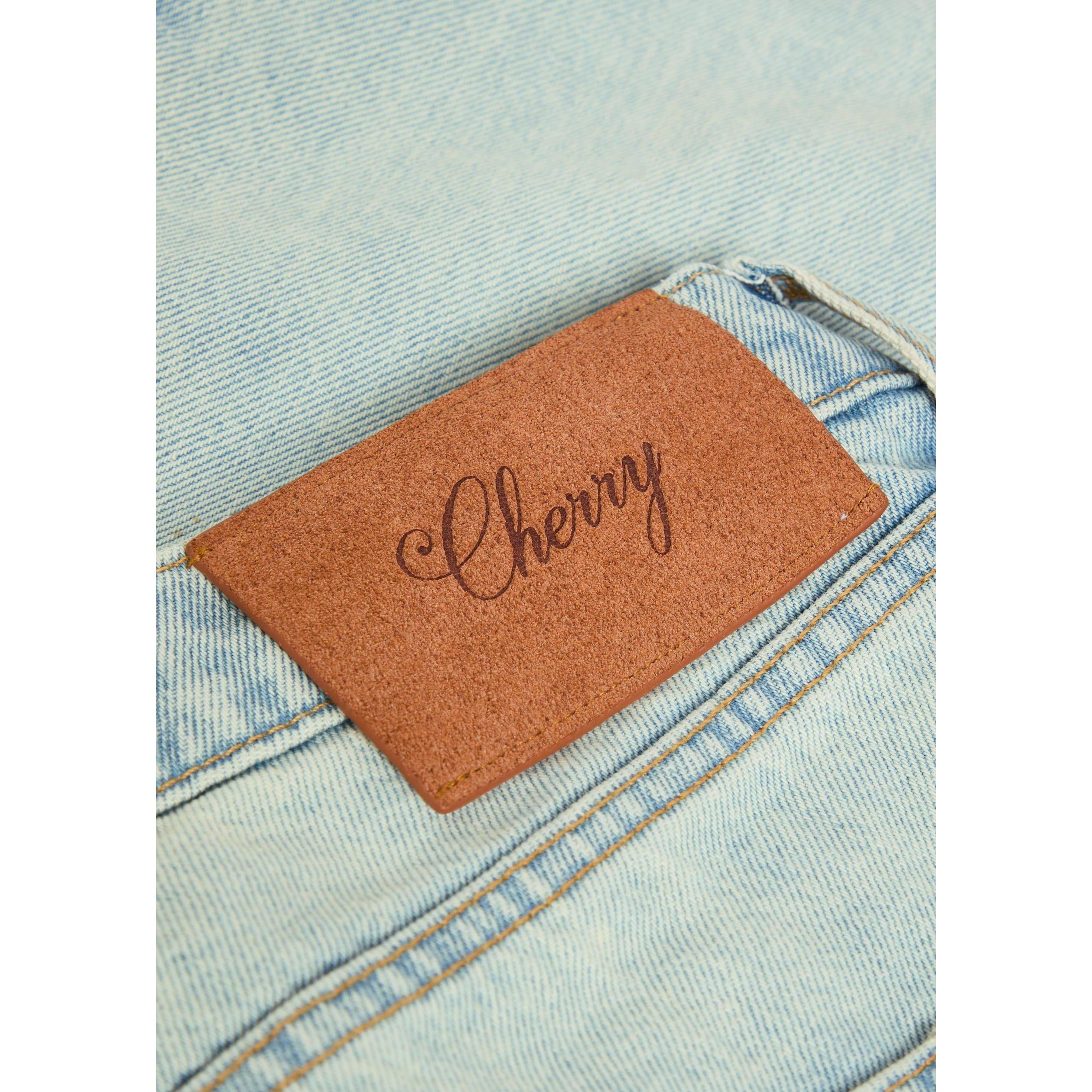 LIGHT BLUE - Cherry LA - Men's Cotton Wide-Leg Jeans - 4