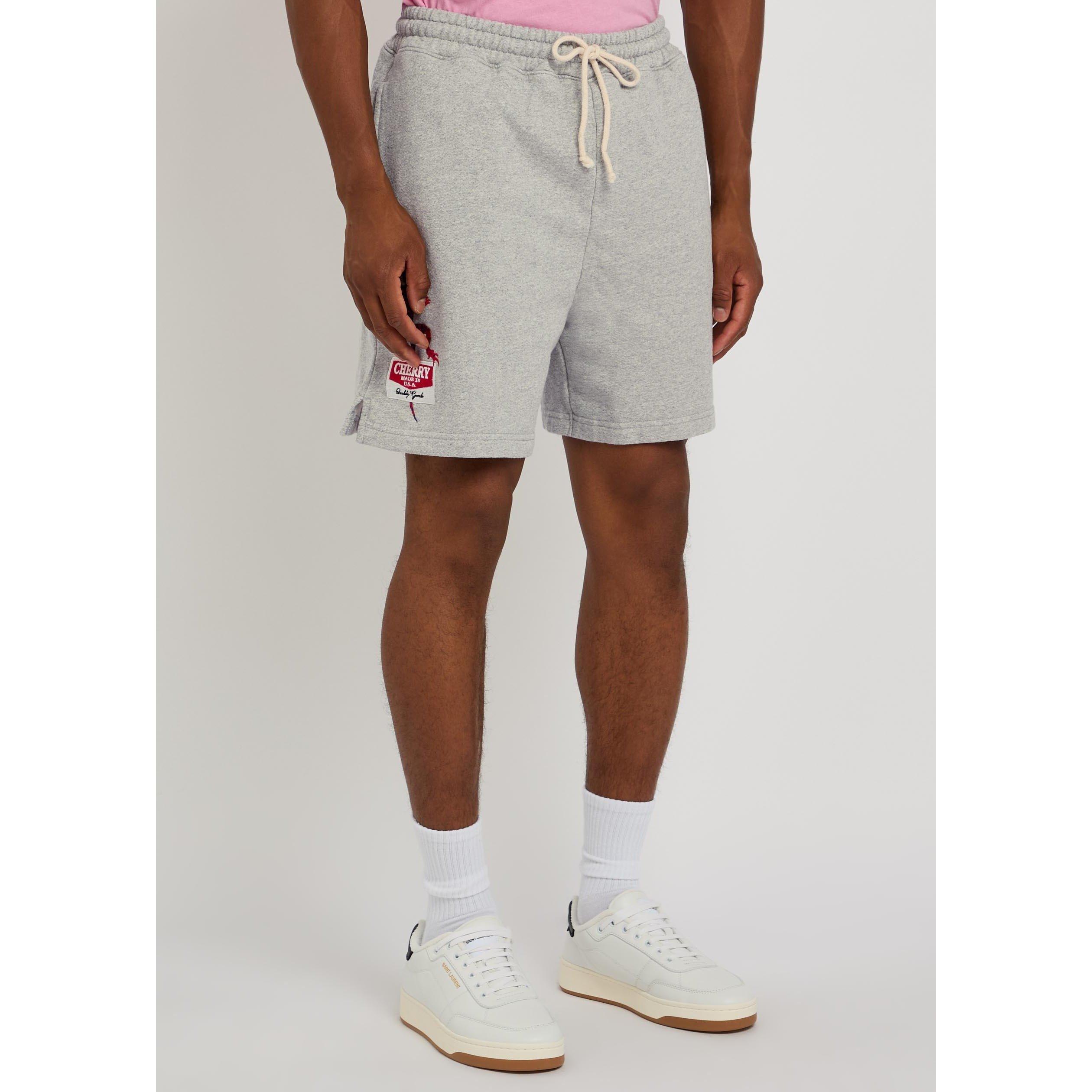 SCULPTOR cherry shorts グレー Cherry LA | Men's Gecko Cotton Relaxed-Fit Jogger Shorts | HARVEY
