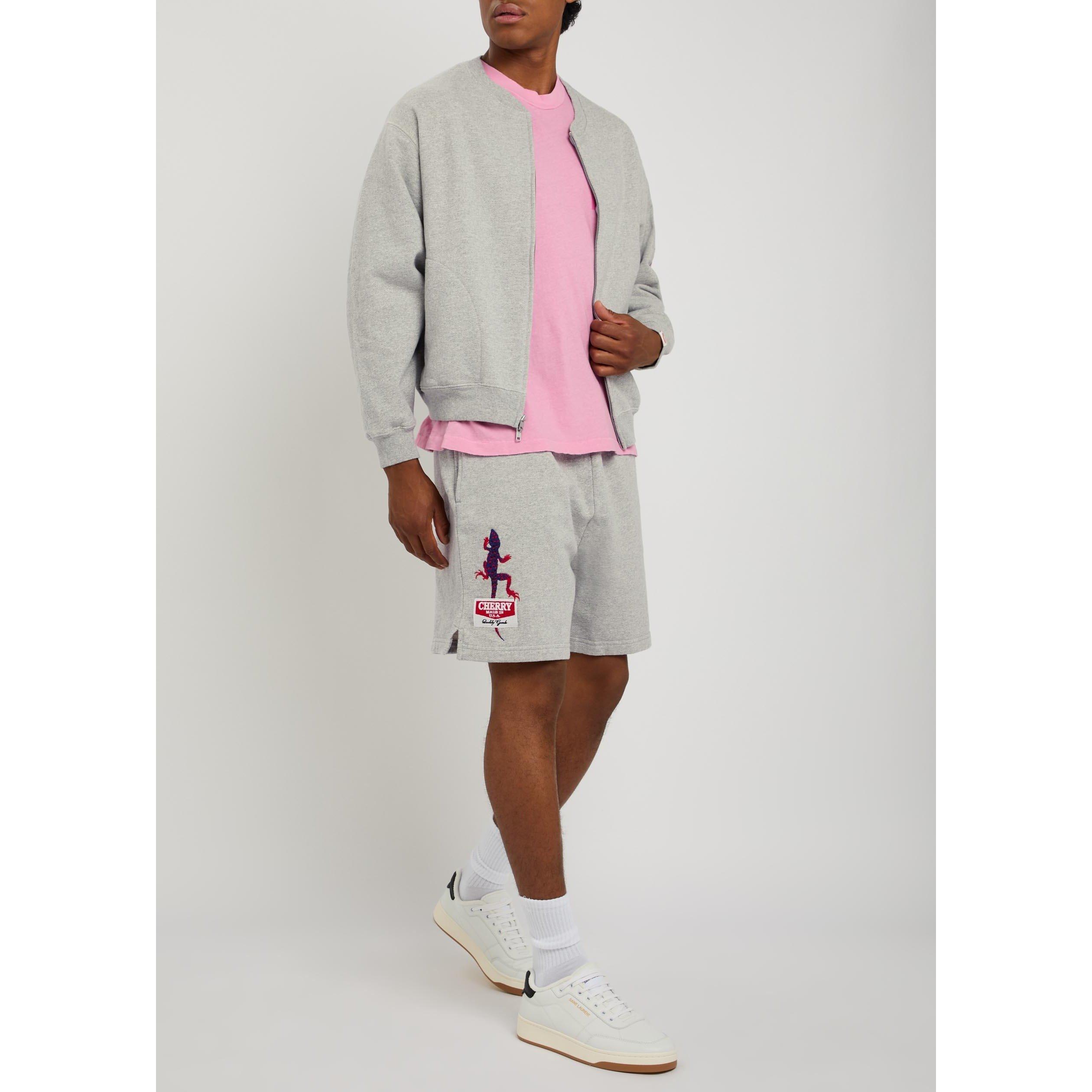 Cherry LA | Men's Gecko Cotton Relaxed-Fit Jogger Shorts | HARVEY