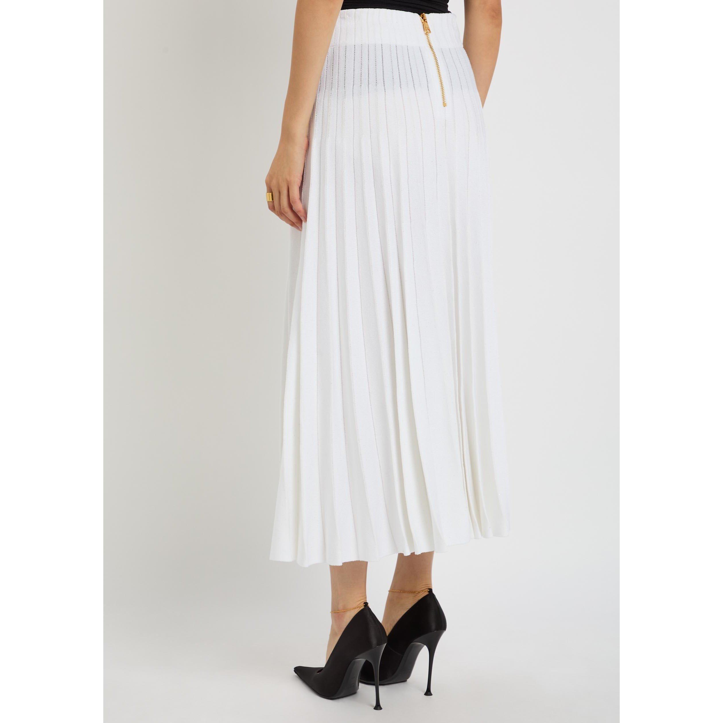 WHITE AND OTHER - Balmain - HW GLITTERED COMPACT VISCOSE K - 3