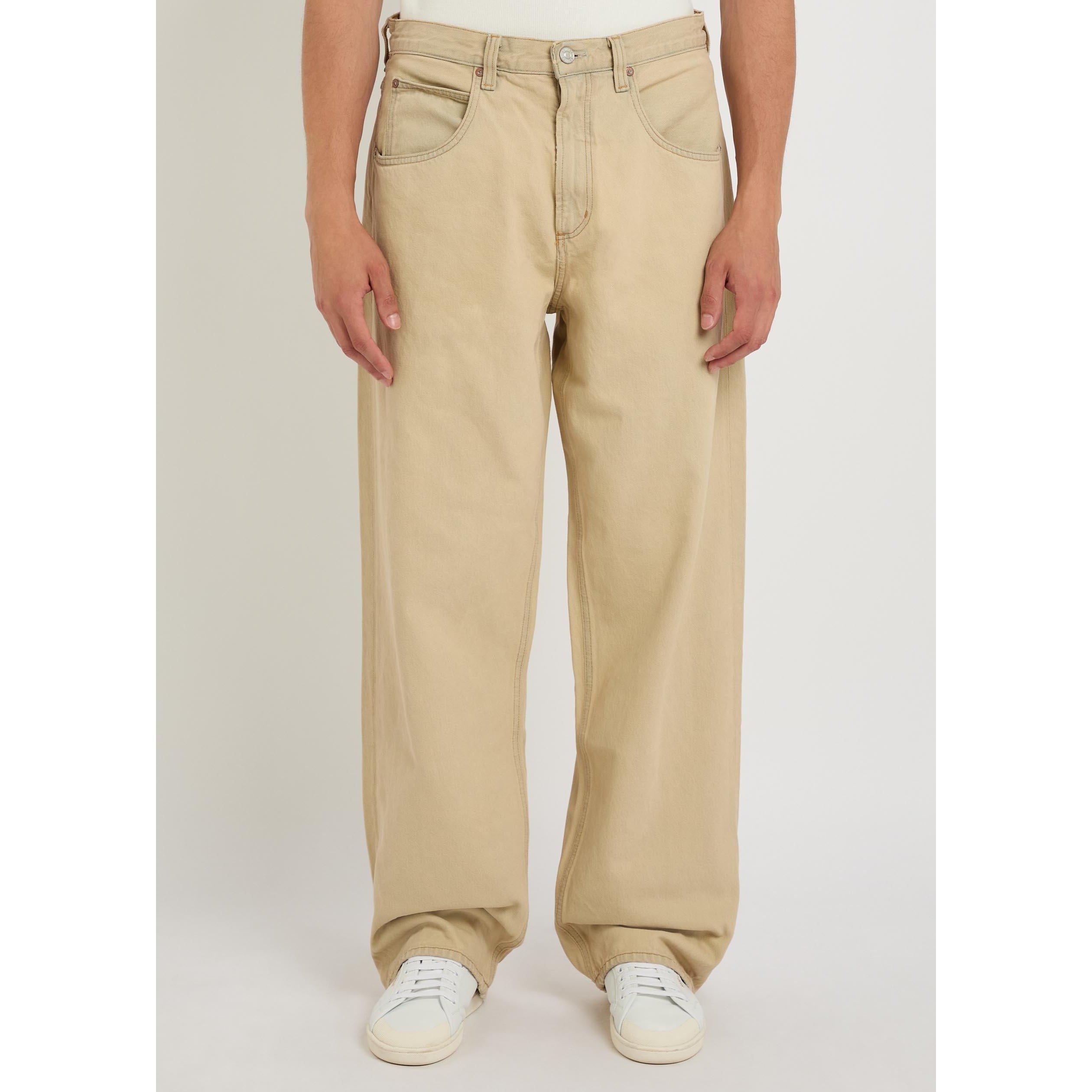 KHAKI - Agolde - Men's Barrel Cotton Mid-Rise Jeans - 2