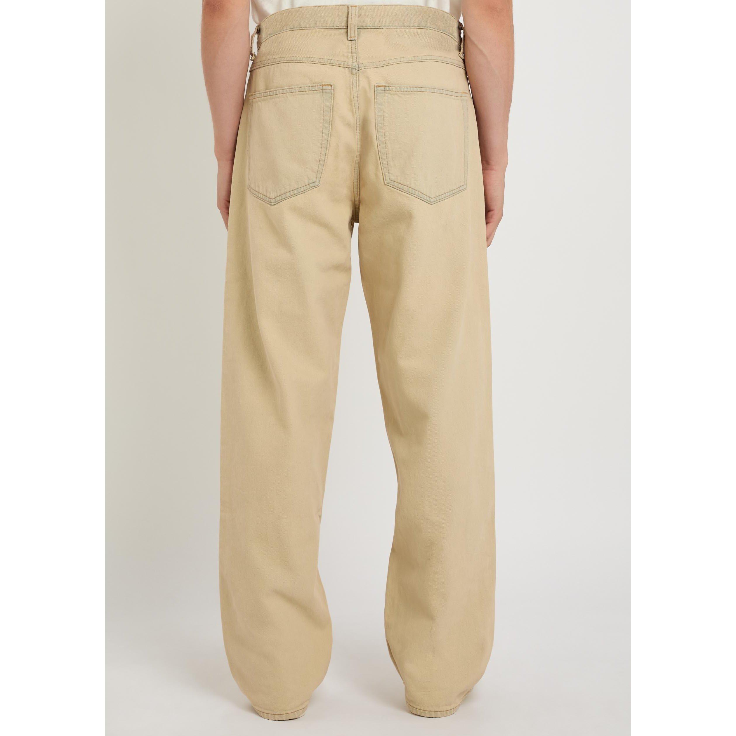 KHAKI - Agolde - Men's Barrel Cotton Mid-Rise Jeans - 3