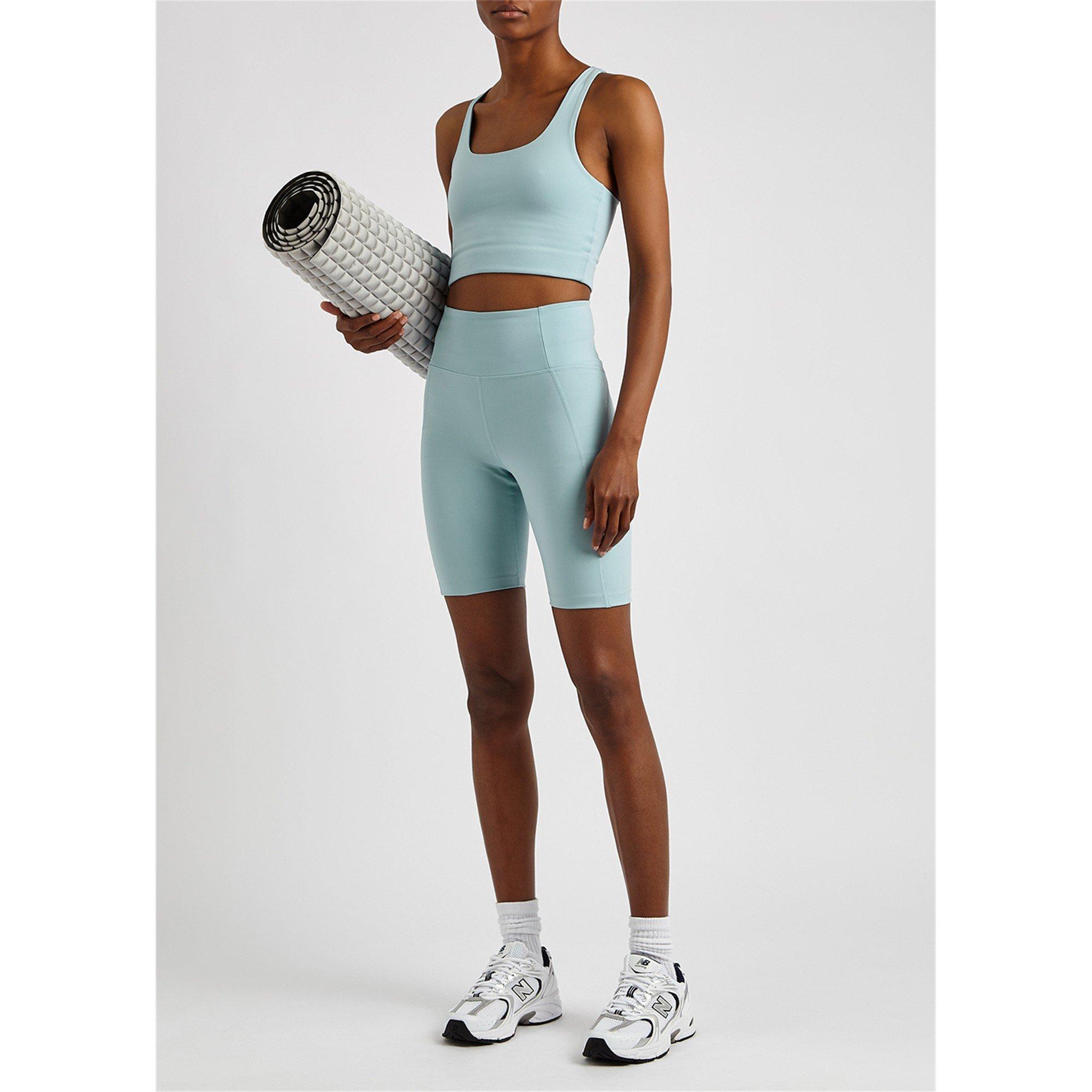 LIGHT BLUE - Girlfriend Collective - Women's Paloma Medium-Impact Sports Bra - 5