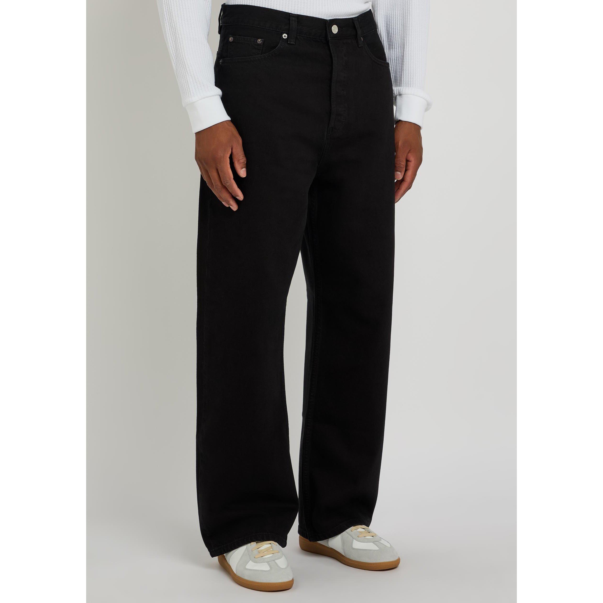 BLACK - Frame - Men's Baggy Wide-Leg Jeans - 2