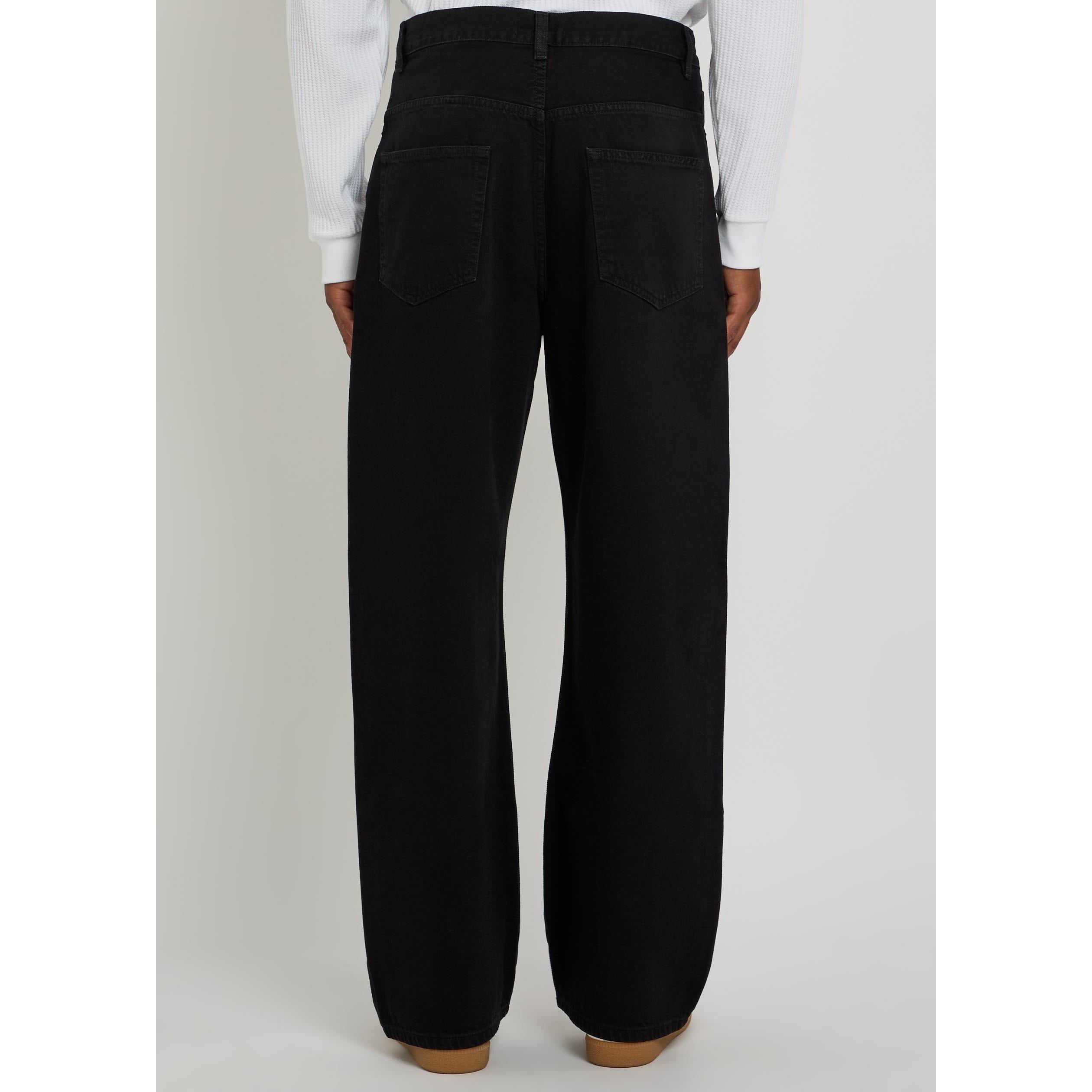 BLACK - Frame - Men's Baggy Wide-Leg Jeans - 3
