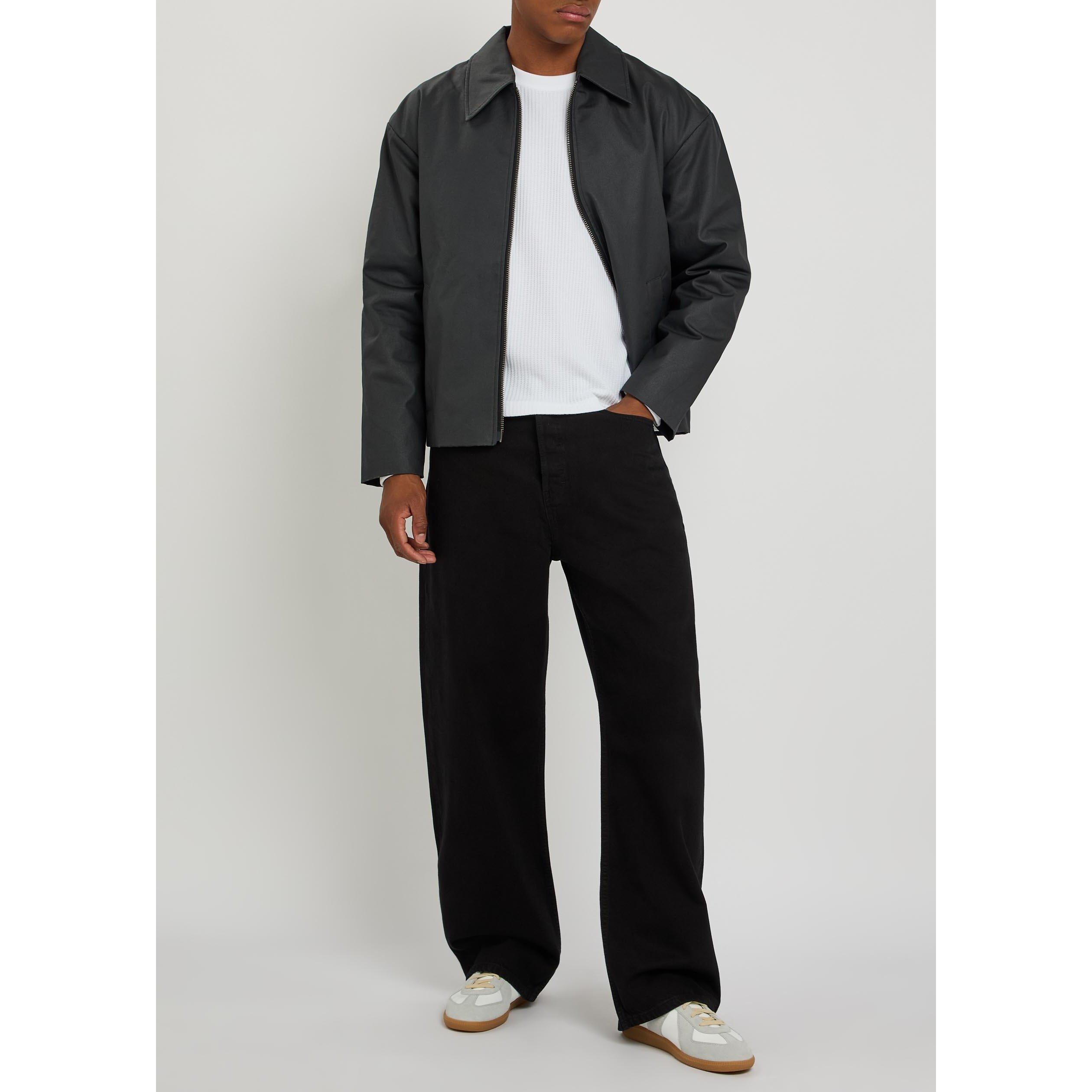 BLACK - Frame - Men's Baggy Wide-Leg Jeans - 5