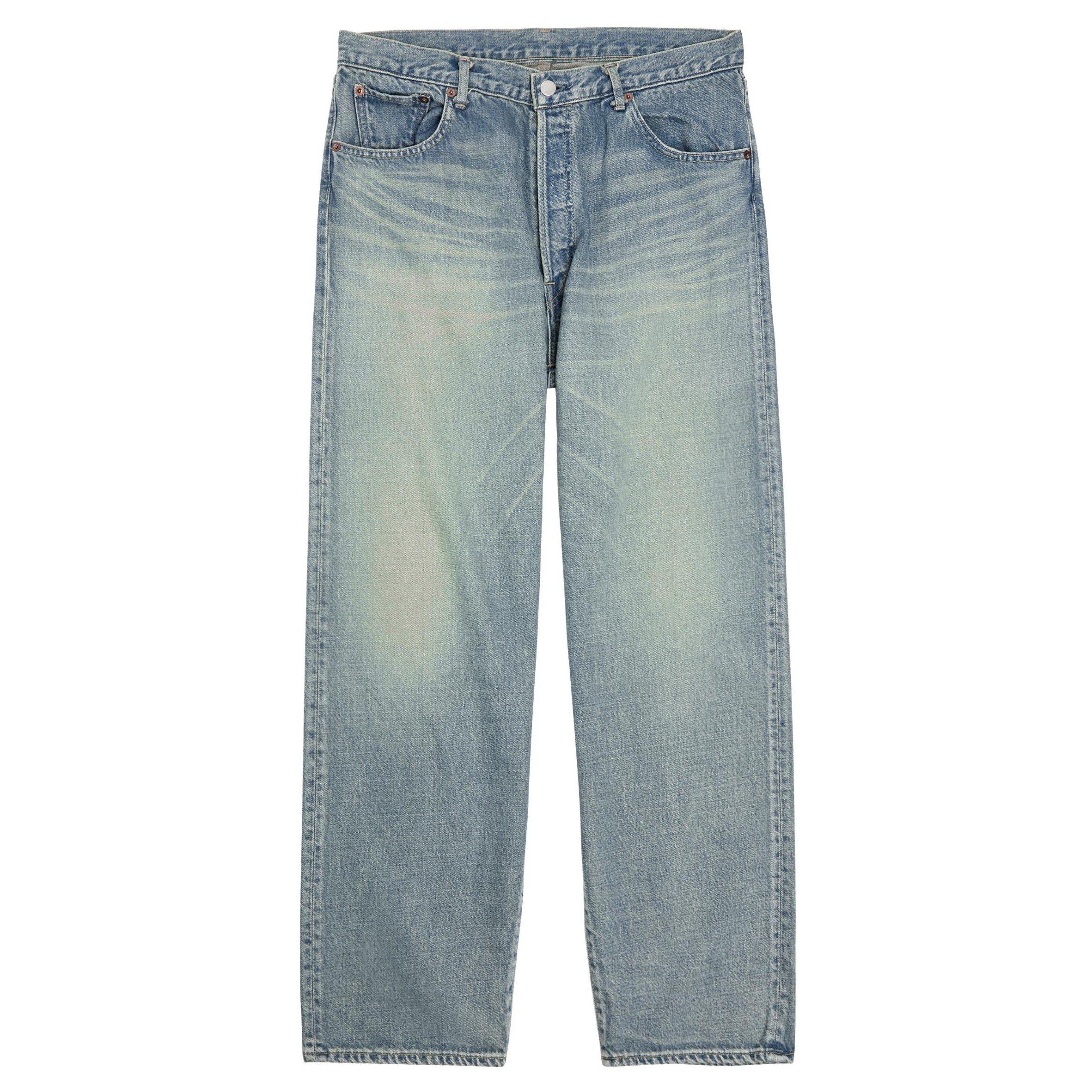 INDIGO - SSSTEIN - SSSTEIN OVERSIZE FIT DENIM PAN