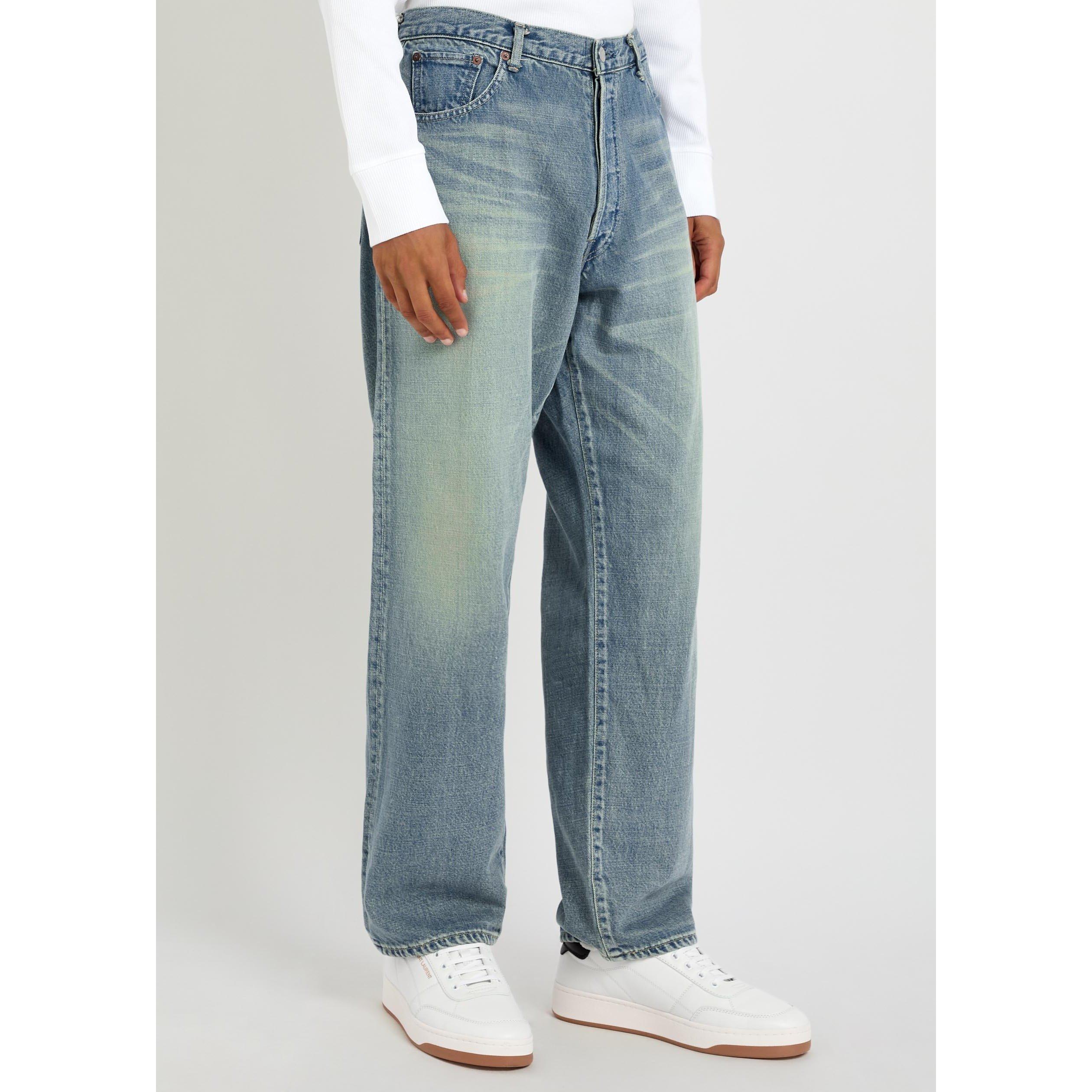 INDIGO - SSSTEIN - SSSTEIN OVERSIZE FIT DENIM PAN - 2