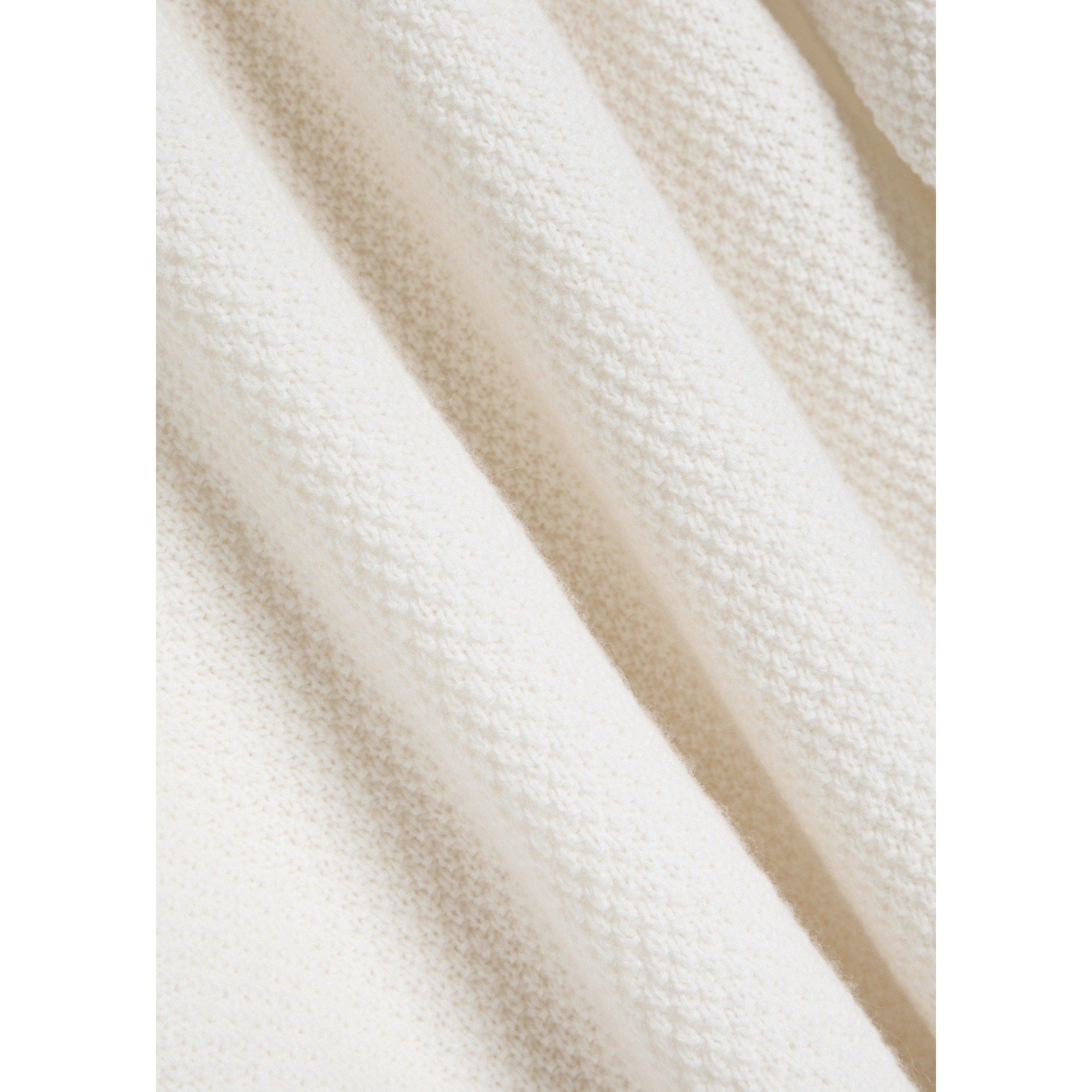CREAM - Lardini - Men's Wool Cashmere Crew-Neck Jumper - 4