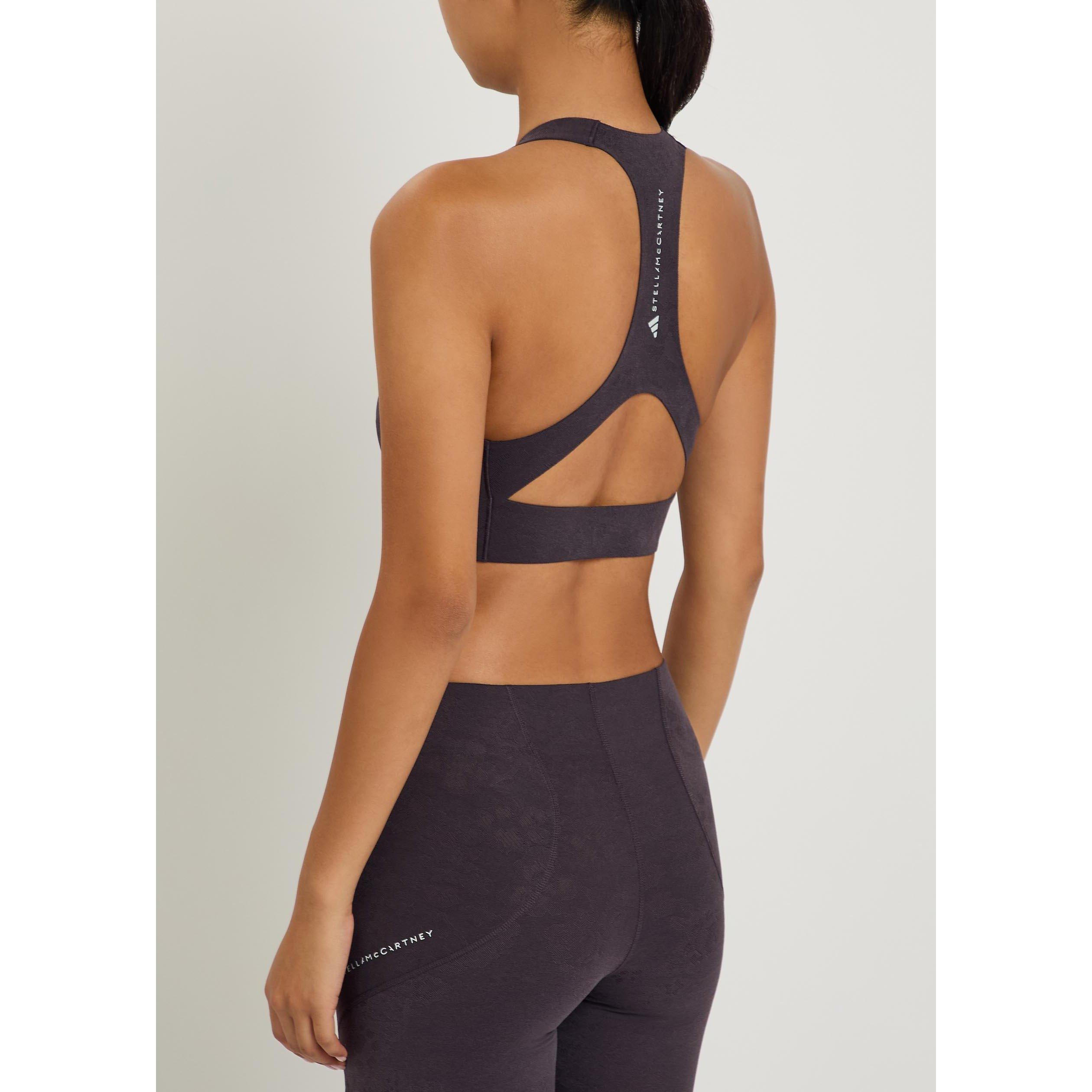 adidas by Stella McCartney | T RUNNING FLORAL LACE CROP TOP | Flannels