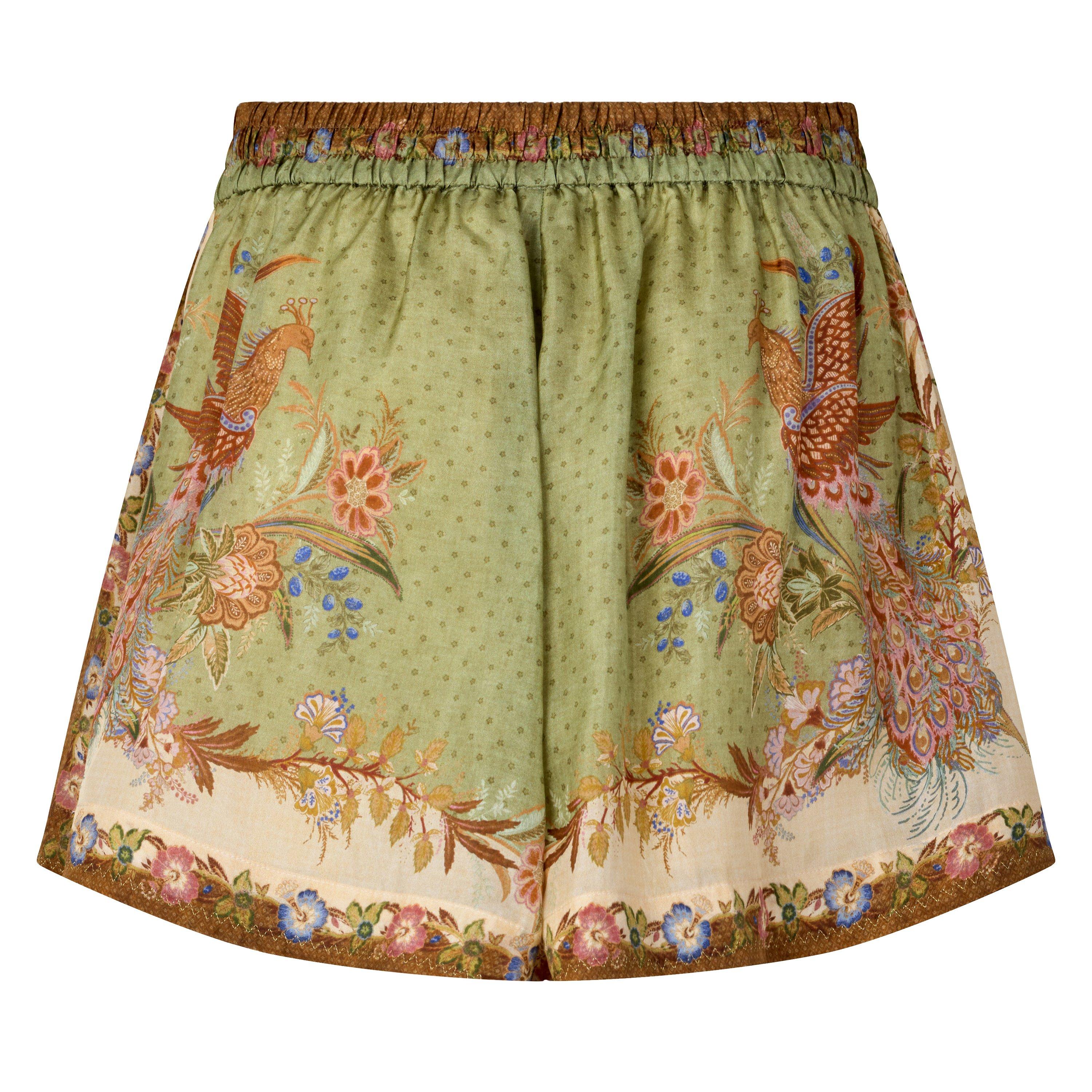 MULTICOLOURED - Zimmermann - Women's Indra Relaxed Silk Tracksuit Shorts - 2