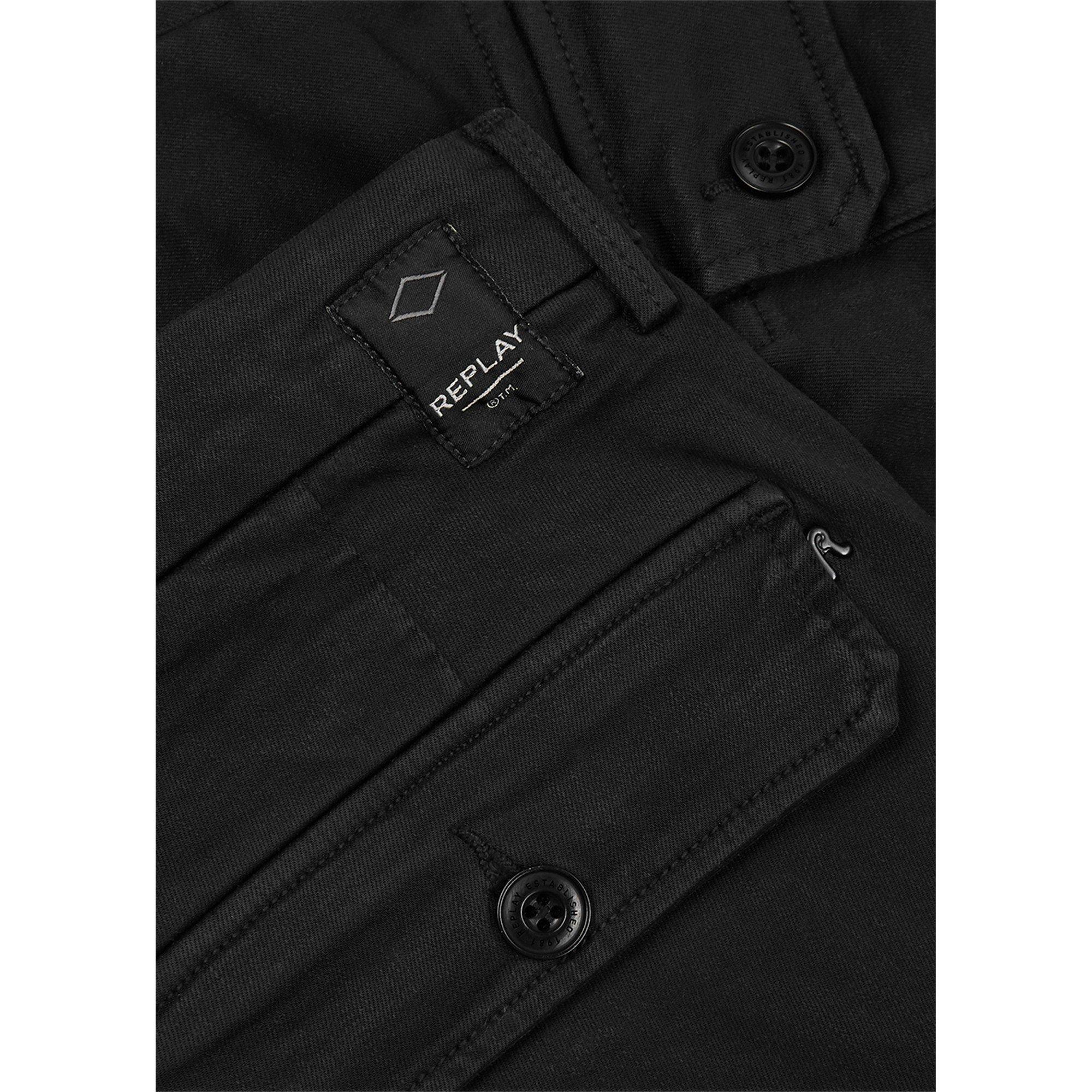 BLACK - Replay - REPLAY TRS CARGO JAAN SLIM COR - 4