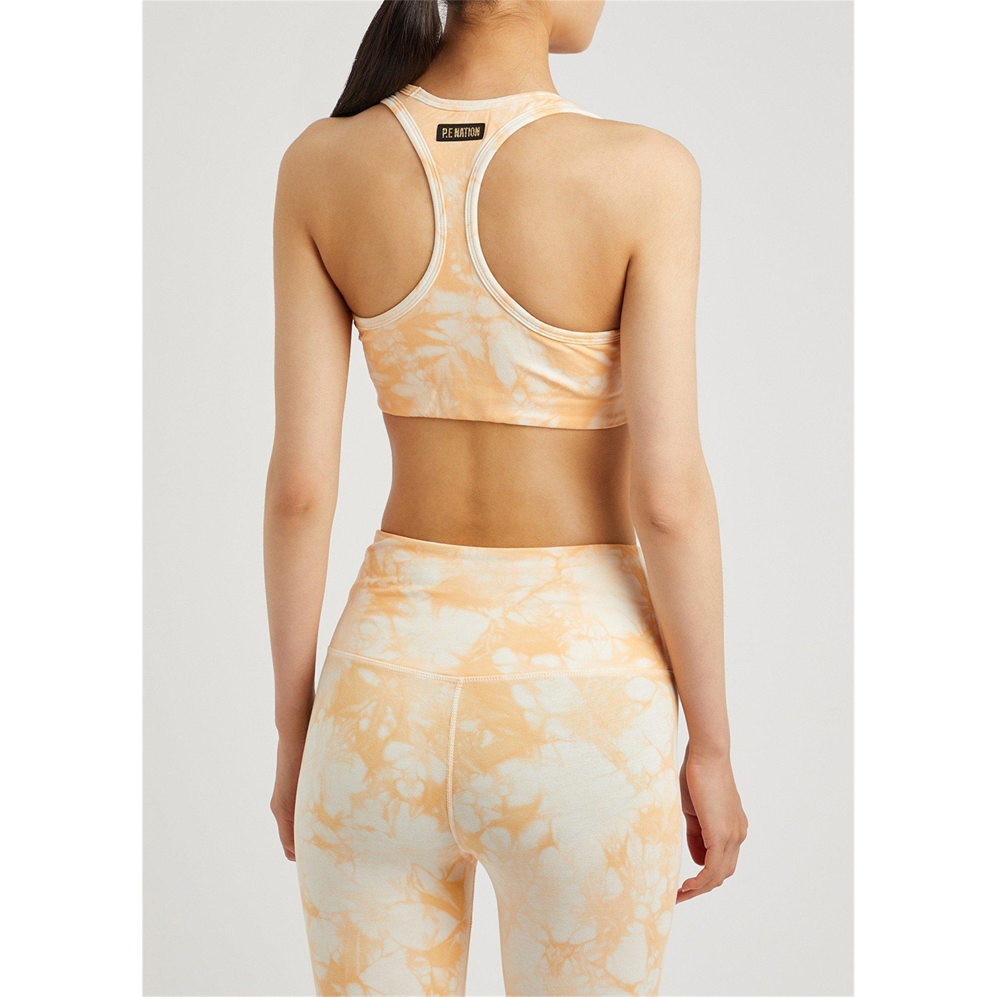 WHITE AND OTHER - PE Nation - Women's React Organic Cotton Racerback Low-Impact Sports Bra - 3