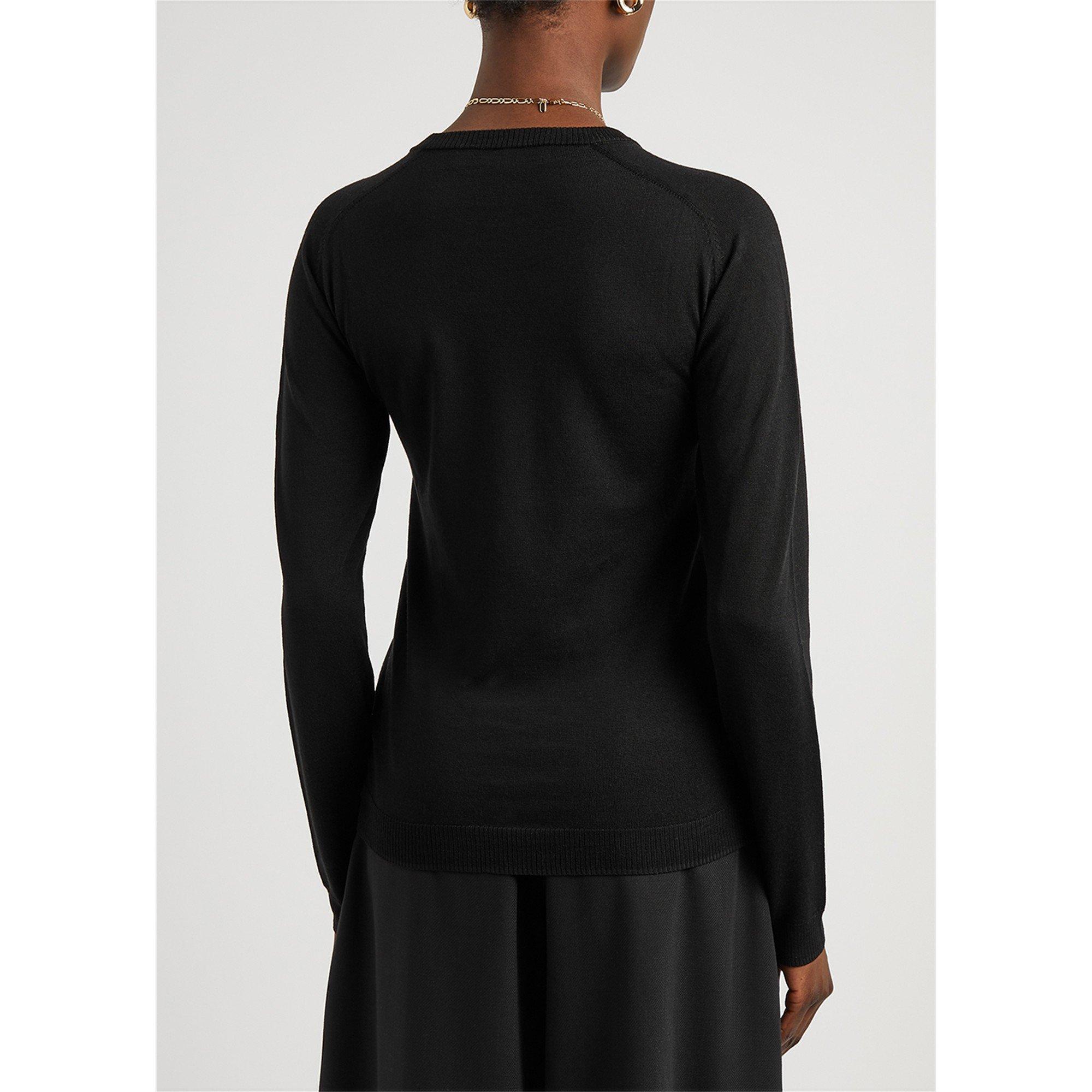 BLACK - Day Birger Et Mikkelson - K LS CREW NECK ANABELLE JUMPER - 3