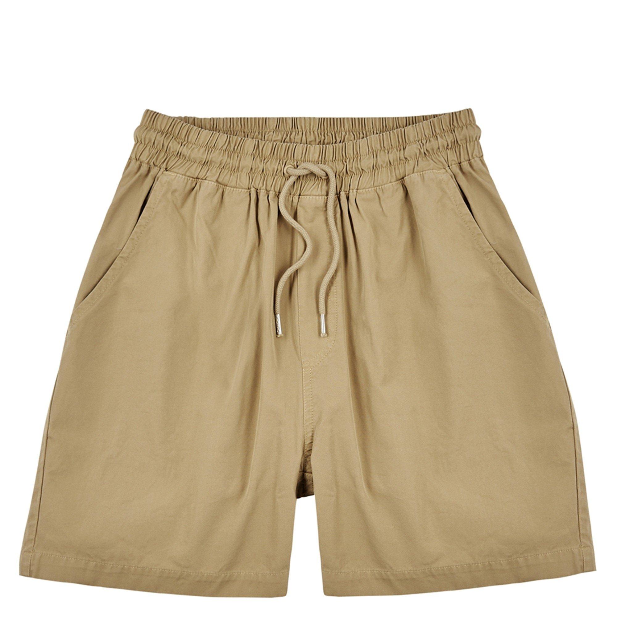TAN - Colorful Standard - CS SHORTS TWILL CLASSIC ORGANI - 1