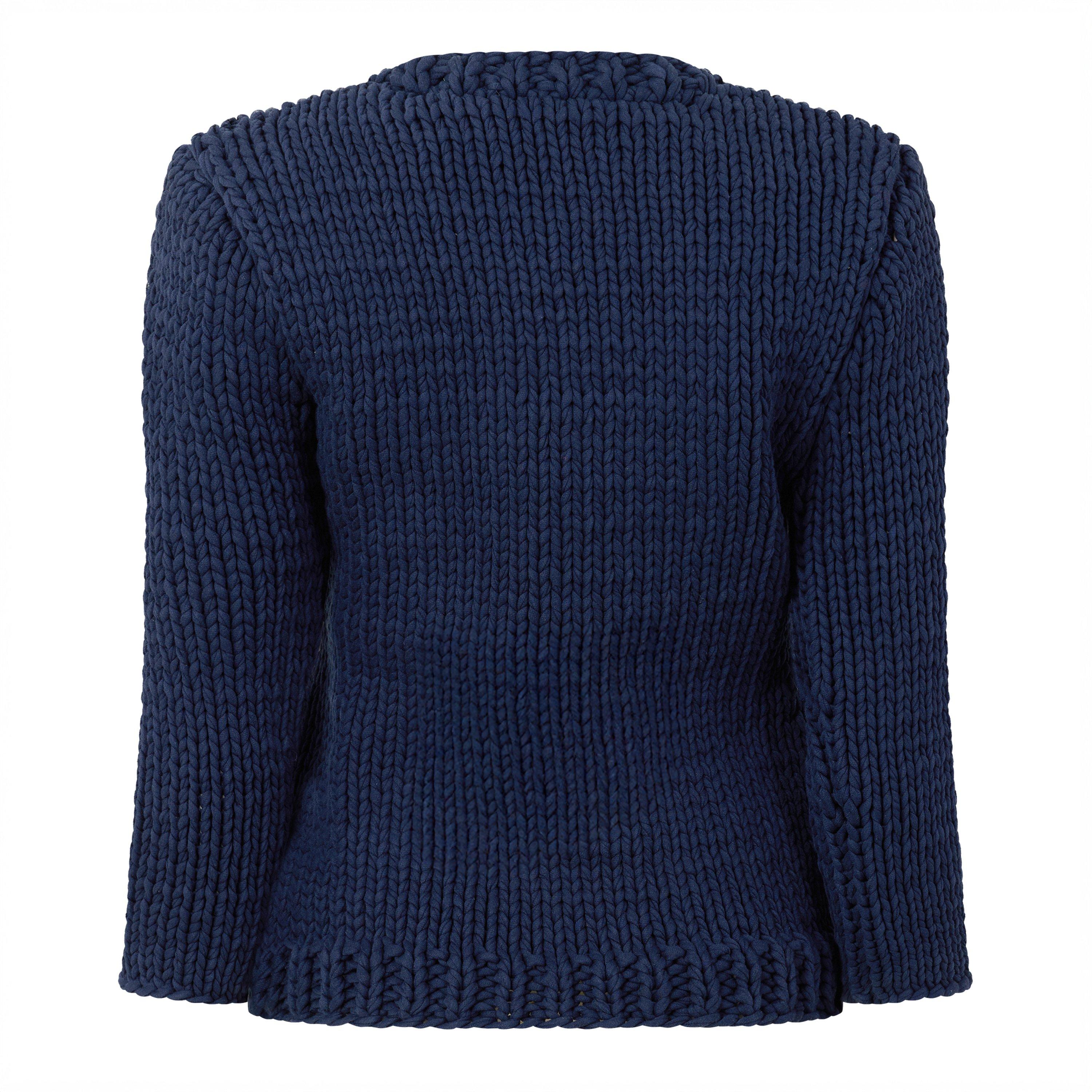 NAVY - BEVZA - KN KNITTED SWEATER09 - 2
