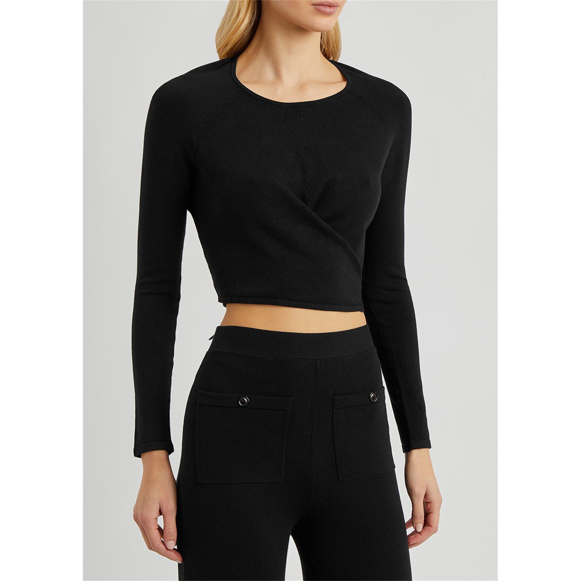 BLACK - JoosTricot - T BALLET WRAP TOP - 2