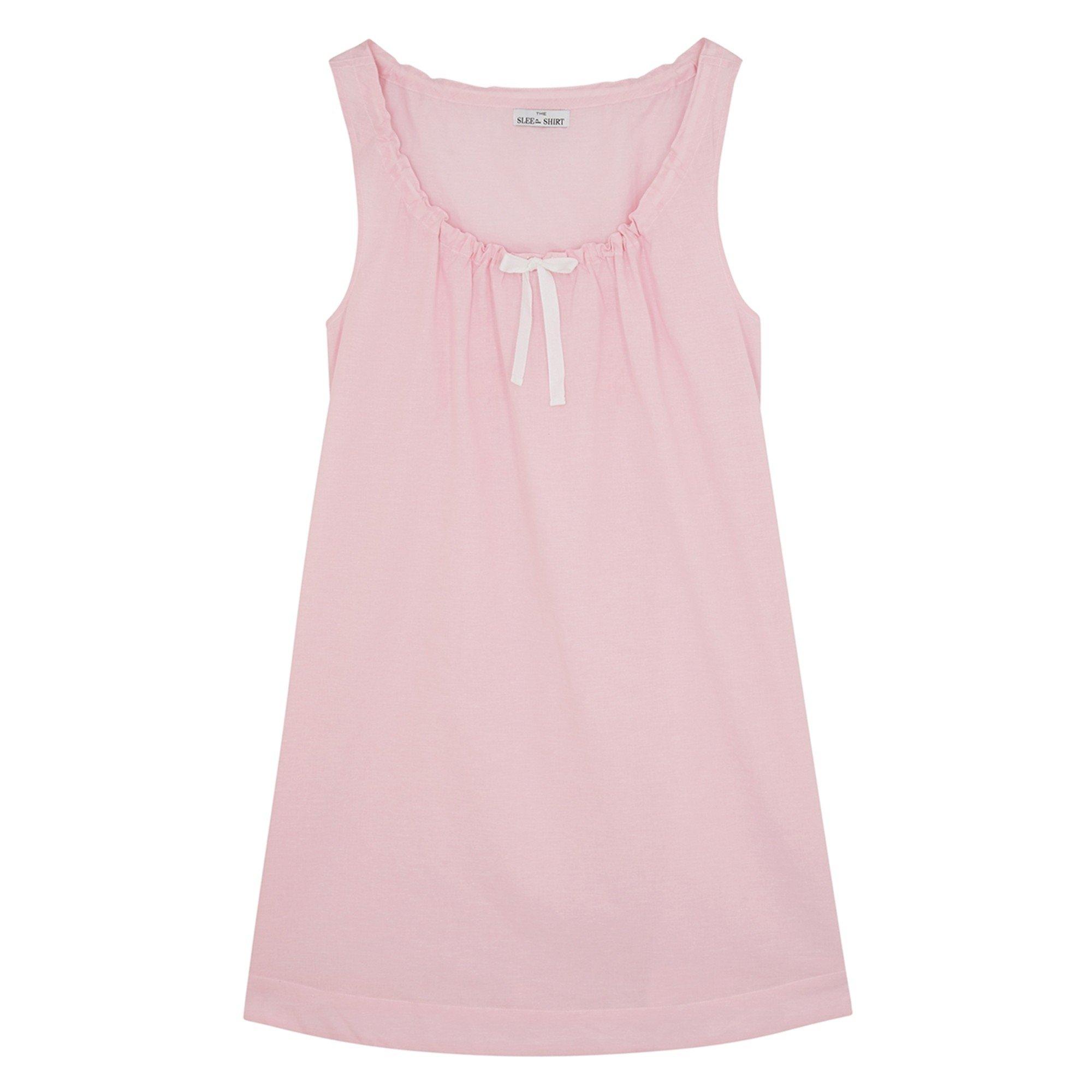 PINK - The Sleep Shirt - ND SLEEVELESS TIE NIGHTIE - 1