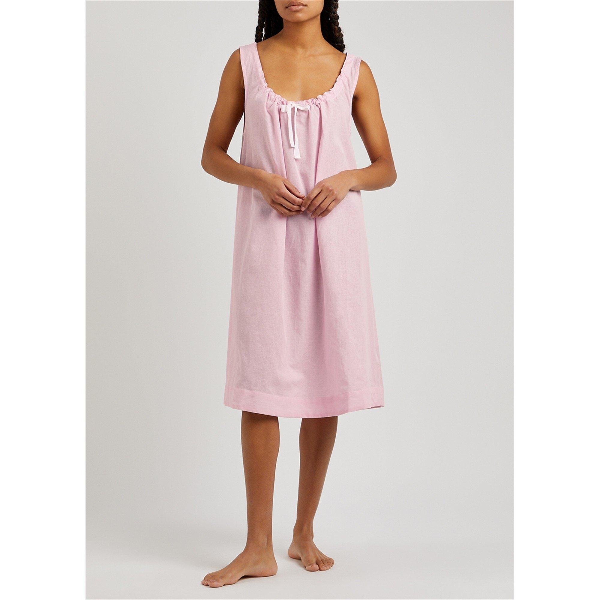 PINK - The Sleep Shirt - ND SLEEVELESS TIE NIGHTIE - 5