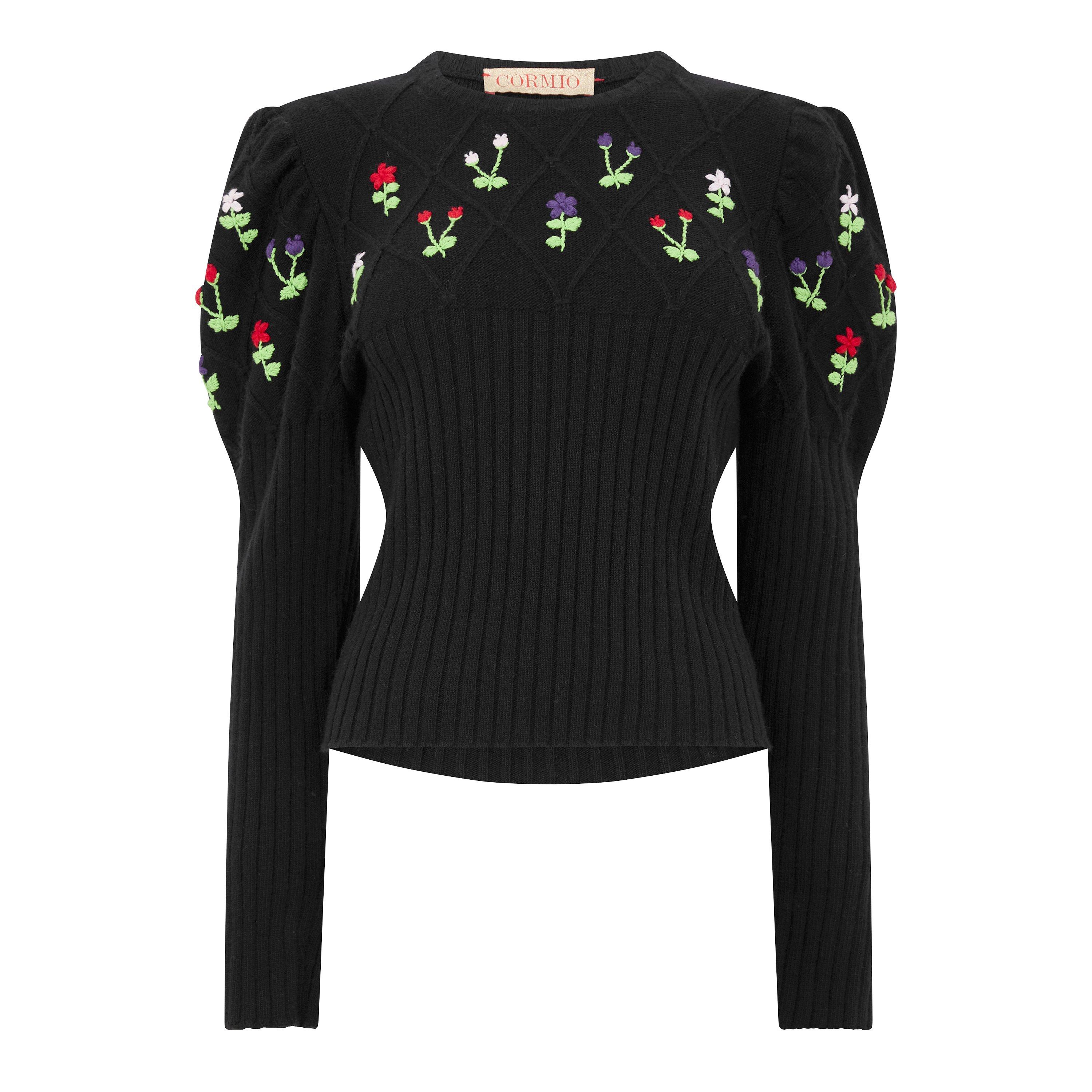 BLACK - Cormio - KN OMA CREWNECK - 1