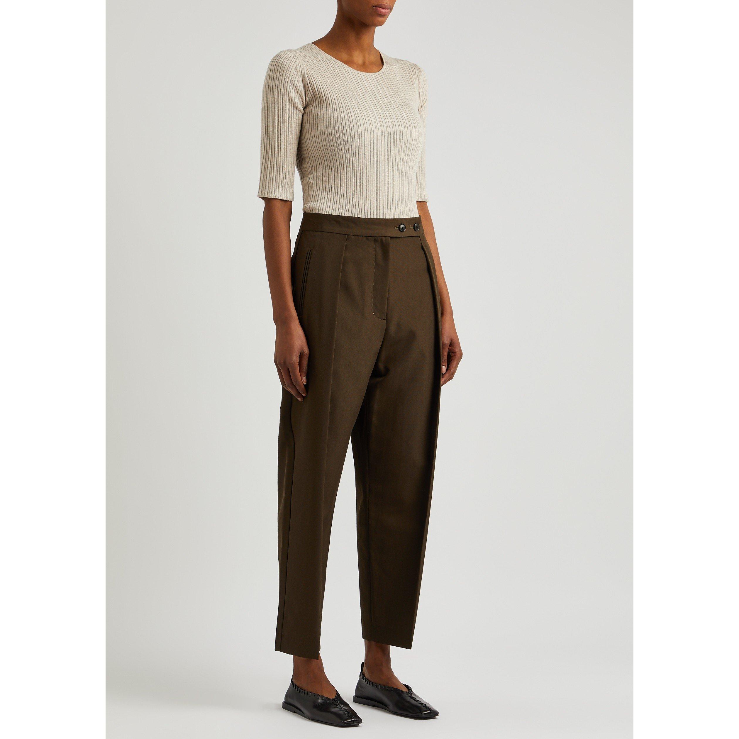OFF WHITE - By Malene Birger - K SS BLAISE SHEER WOOL JUMPER - 5