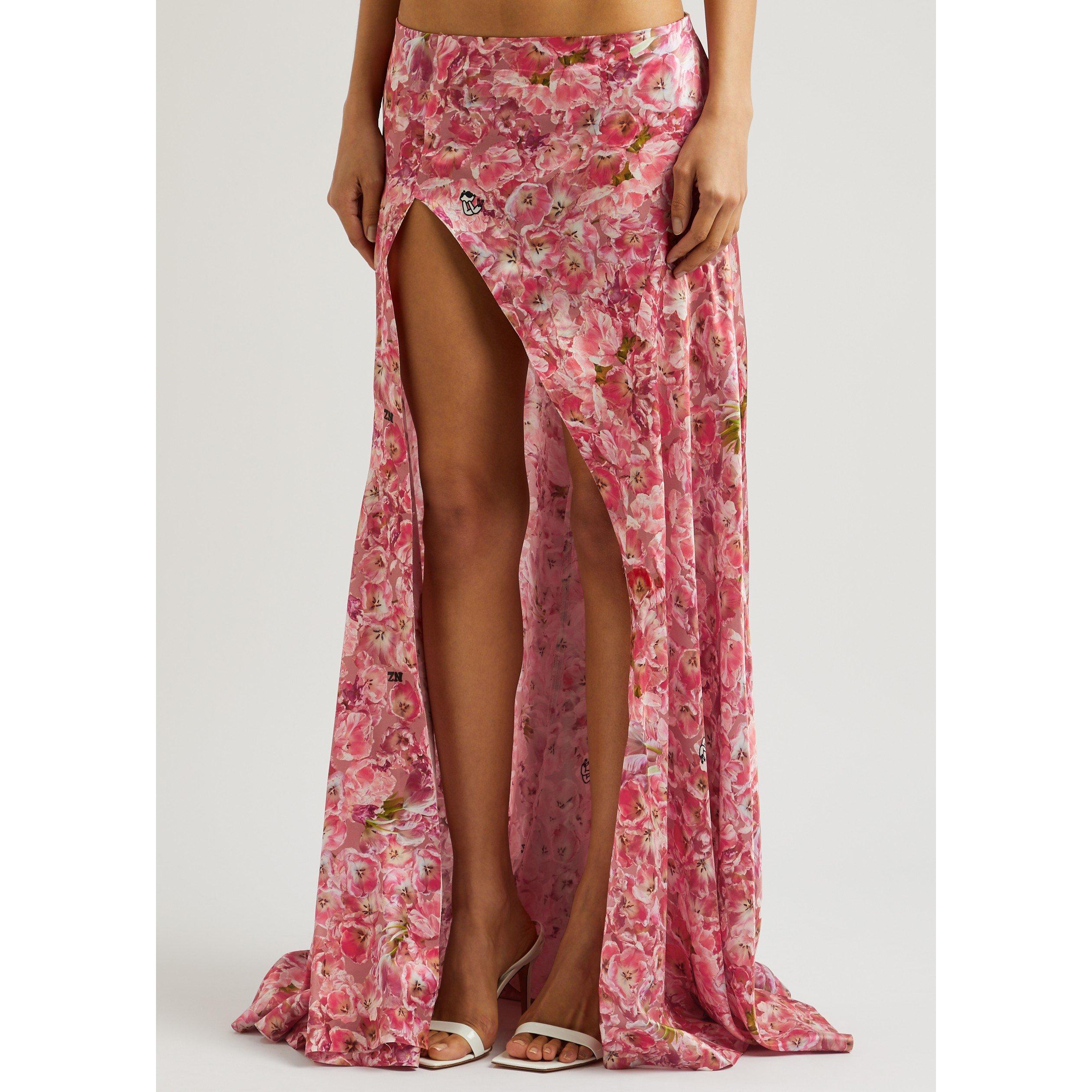 MULTICOLOURED - Natasha Zinko - LS TULIP PRINT MAXI SKIRT - 2