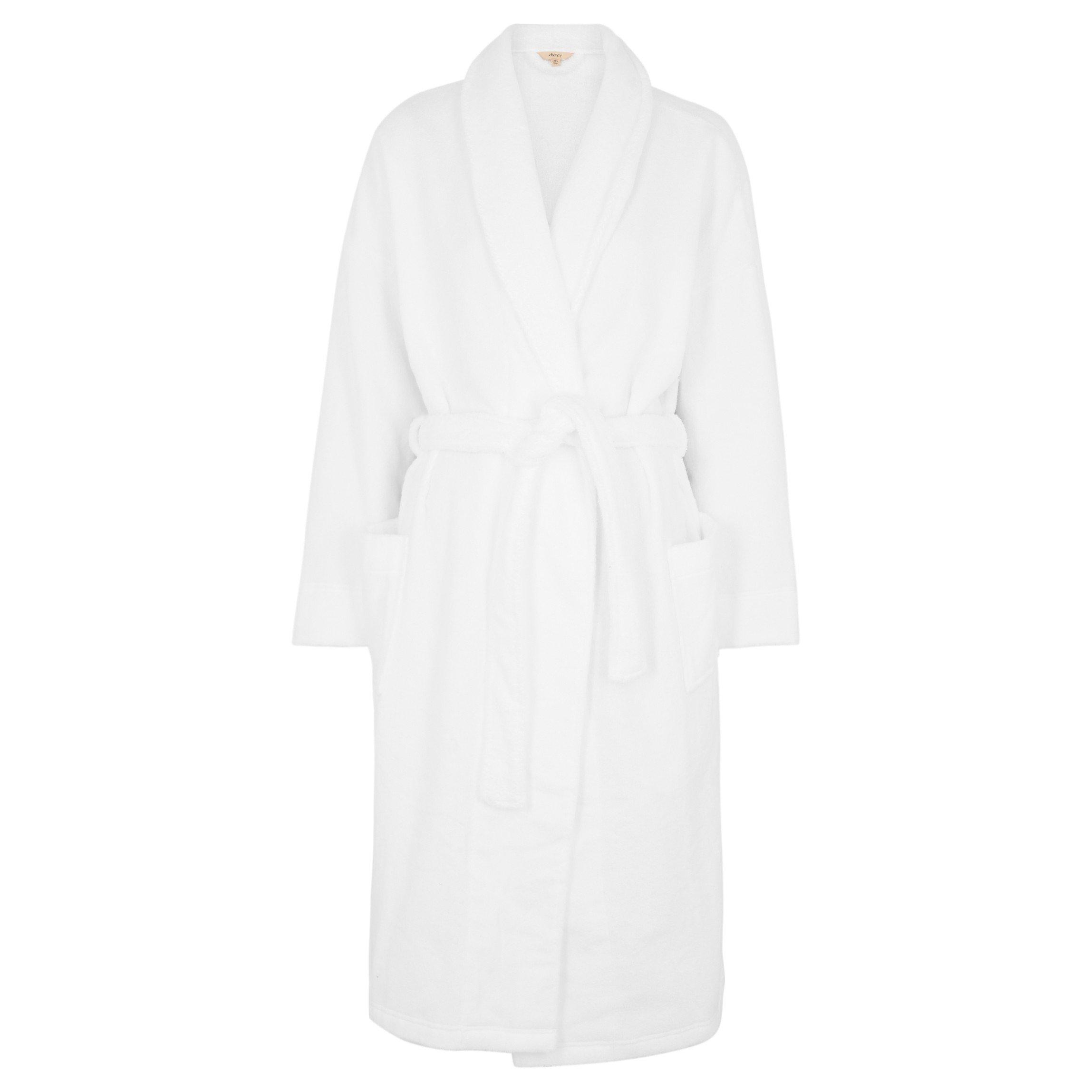 WHITE - Eberjey - R UNISEX TERRY ROBE - 1