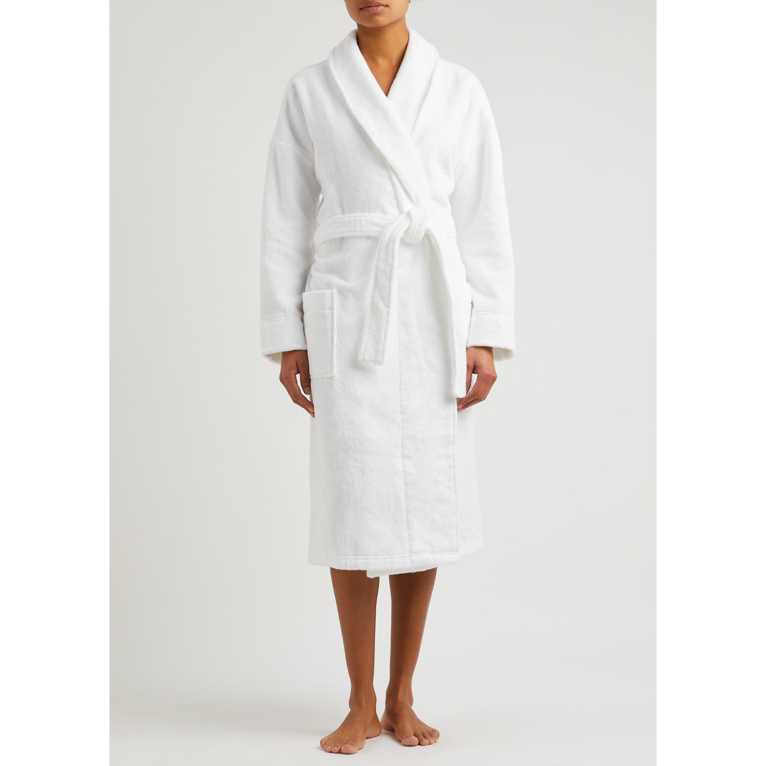 WHITE - Eberjey - R UNISEX TERRY ROBE - 2