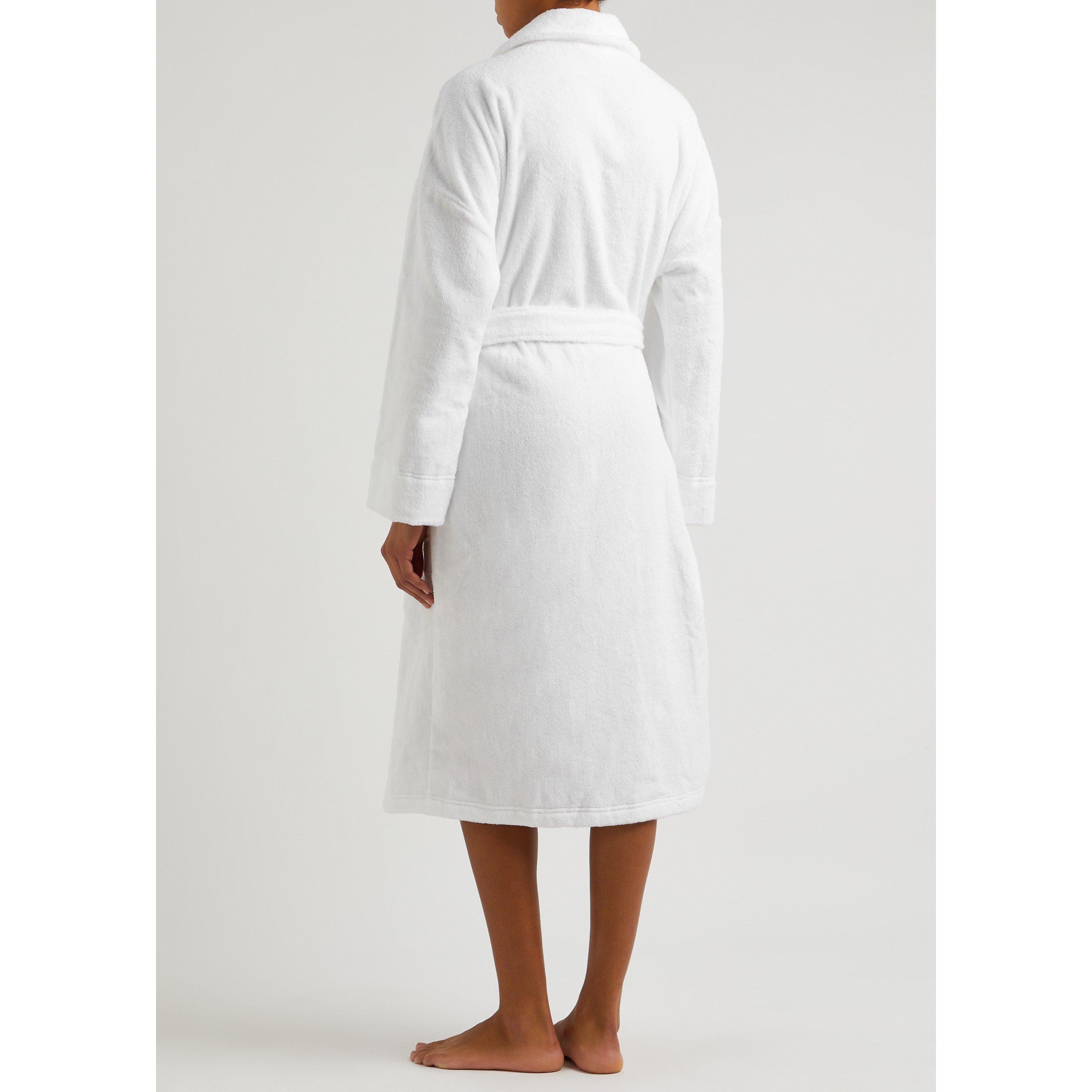 WHITE - Eberjey - R UNISEX TERRY ROBE - 3