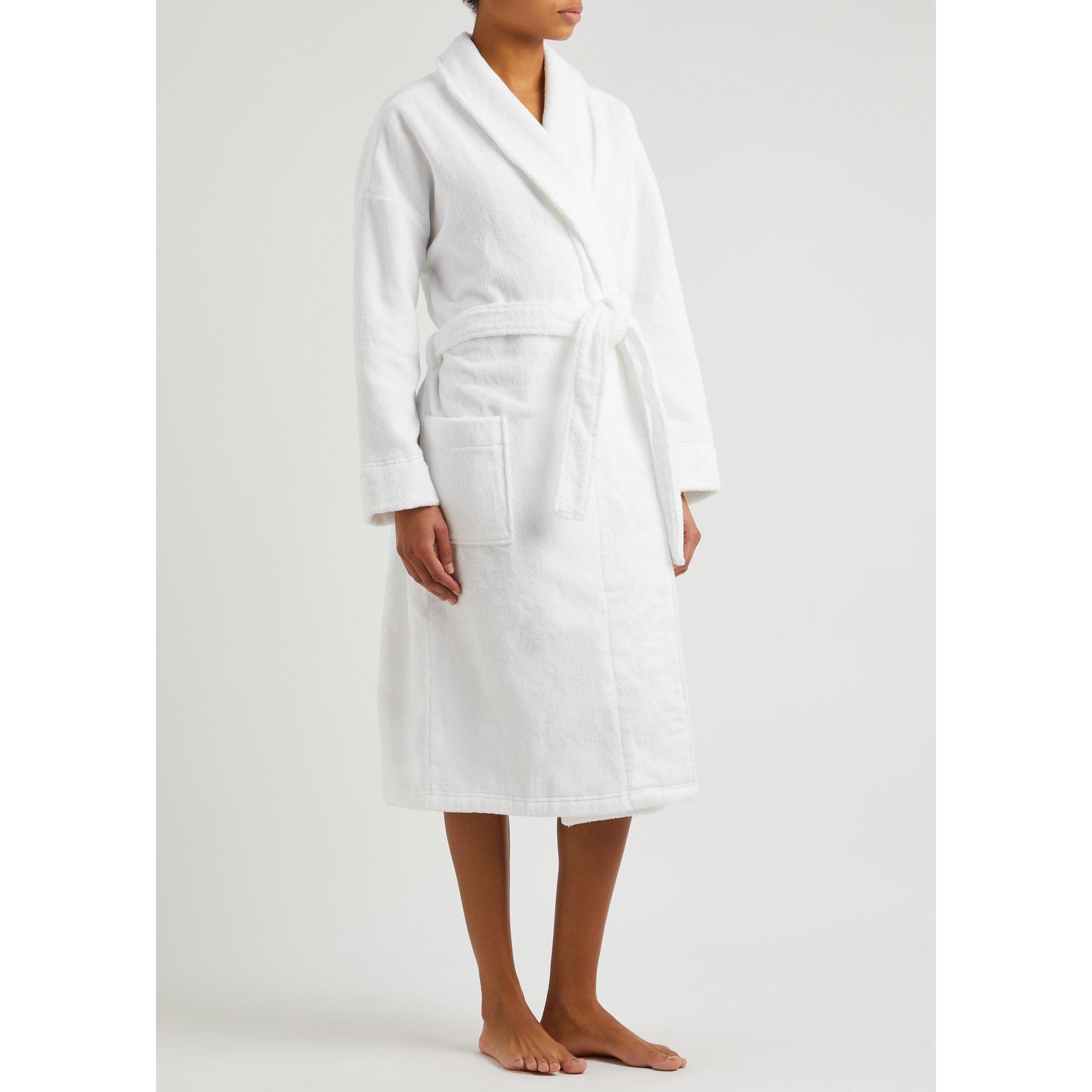 WHITE - Eberjey - R UNISEX TERRY ROBE - 5