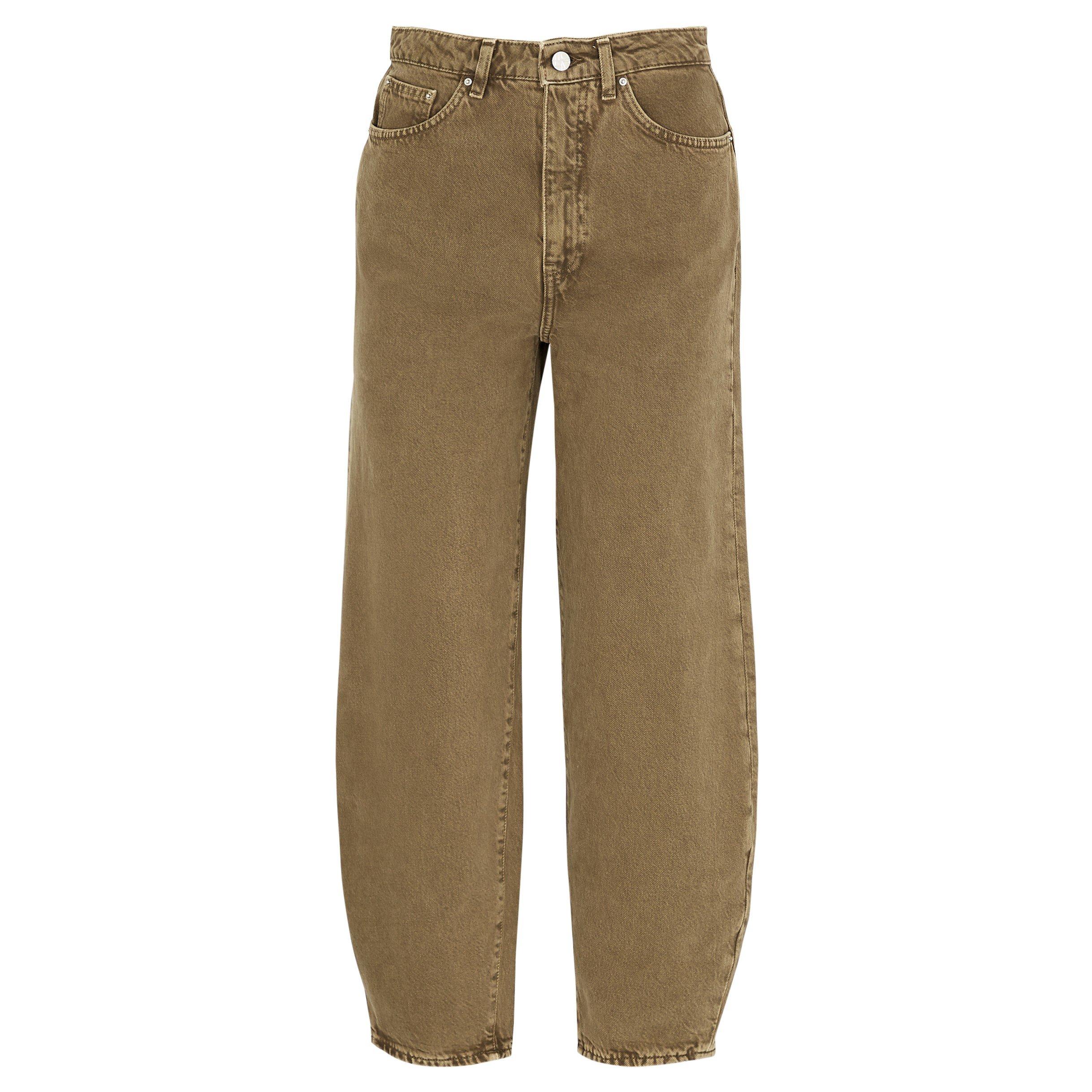 CHOCOLATE - Toteme - Barrel Leg Denim - 1