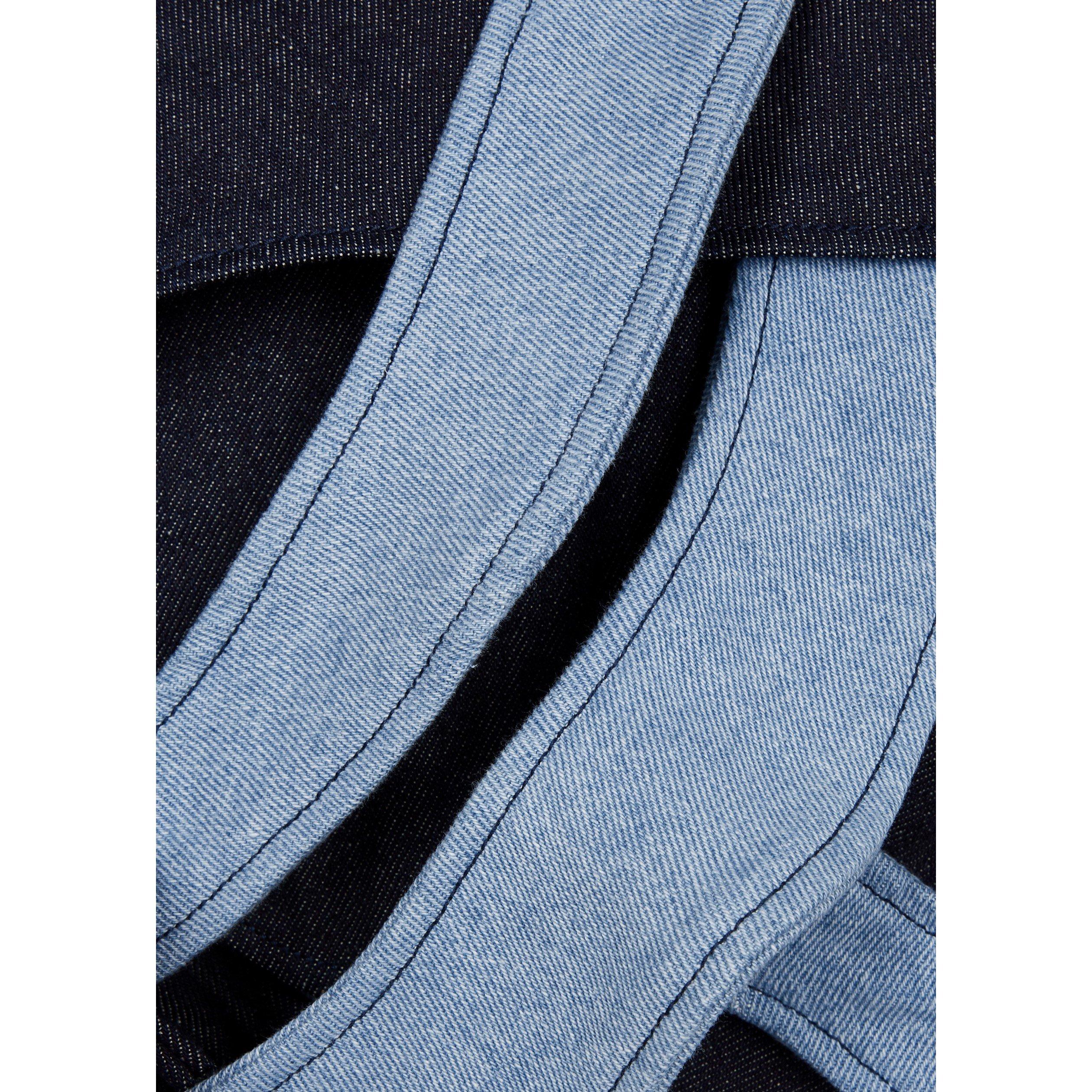 INDIGO - Dion Lee - DARTED DENIM LOCK CORSET - 4