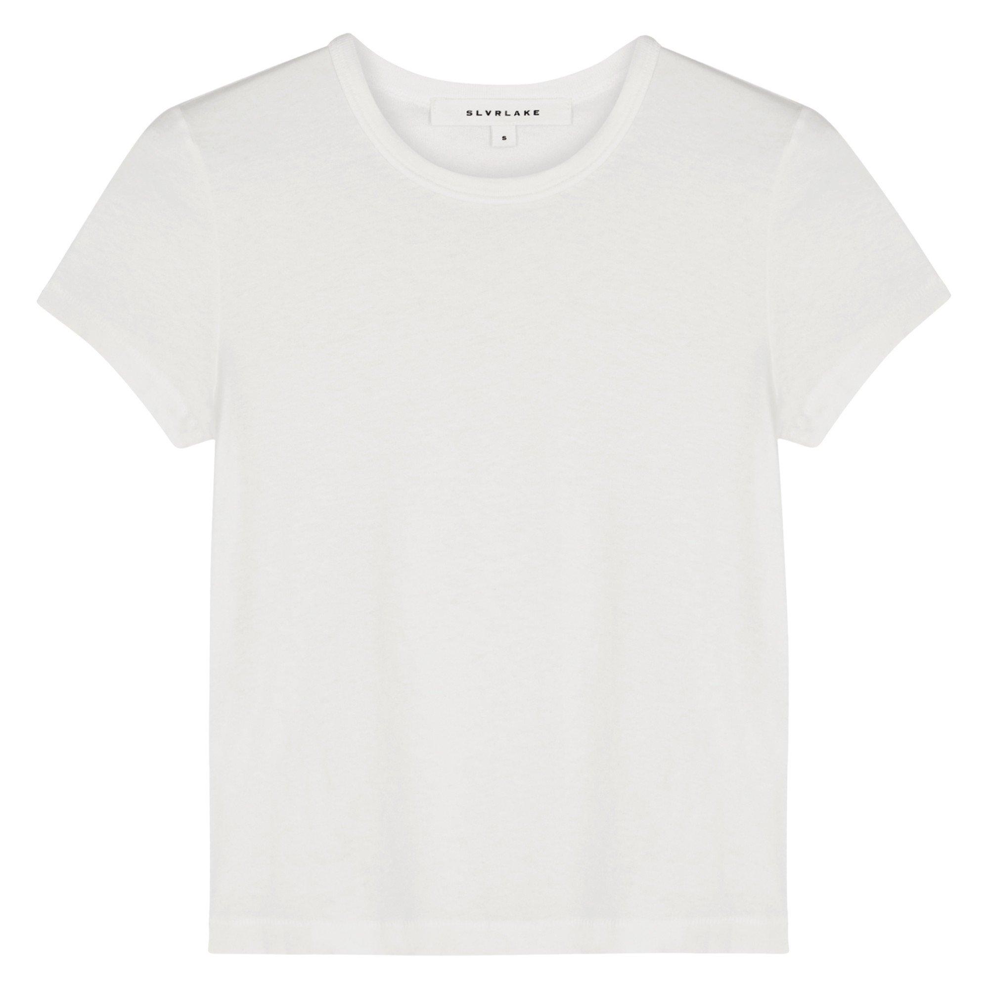 WHITE - SLVRLAKE - TS BABY TEE