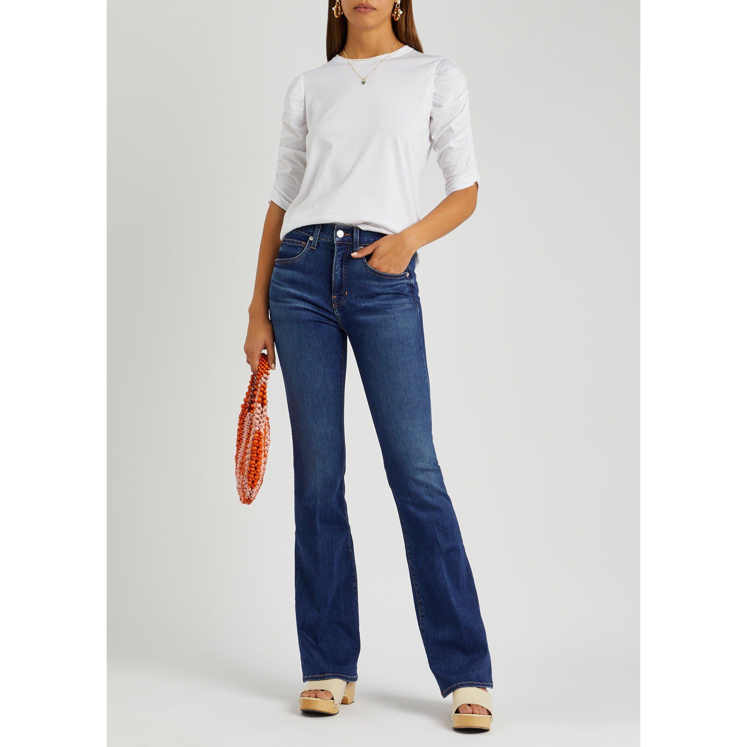 DENIM - Veronica Beard - J BEVERLY HIGH RISE SKNY FLARE - 5