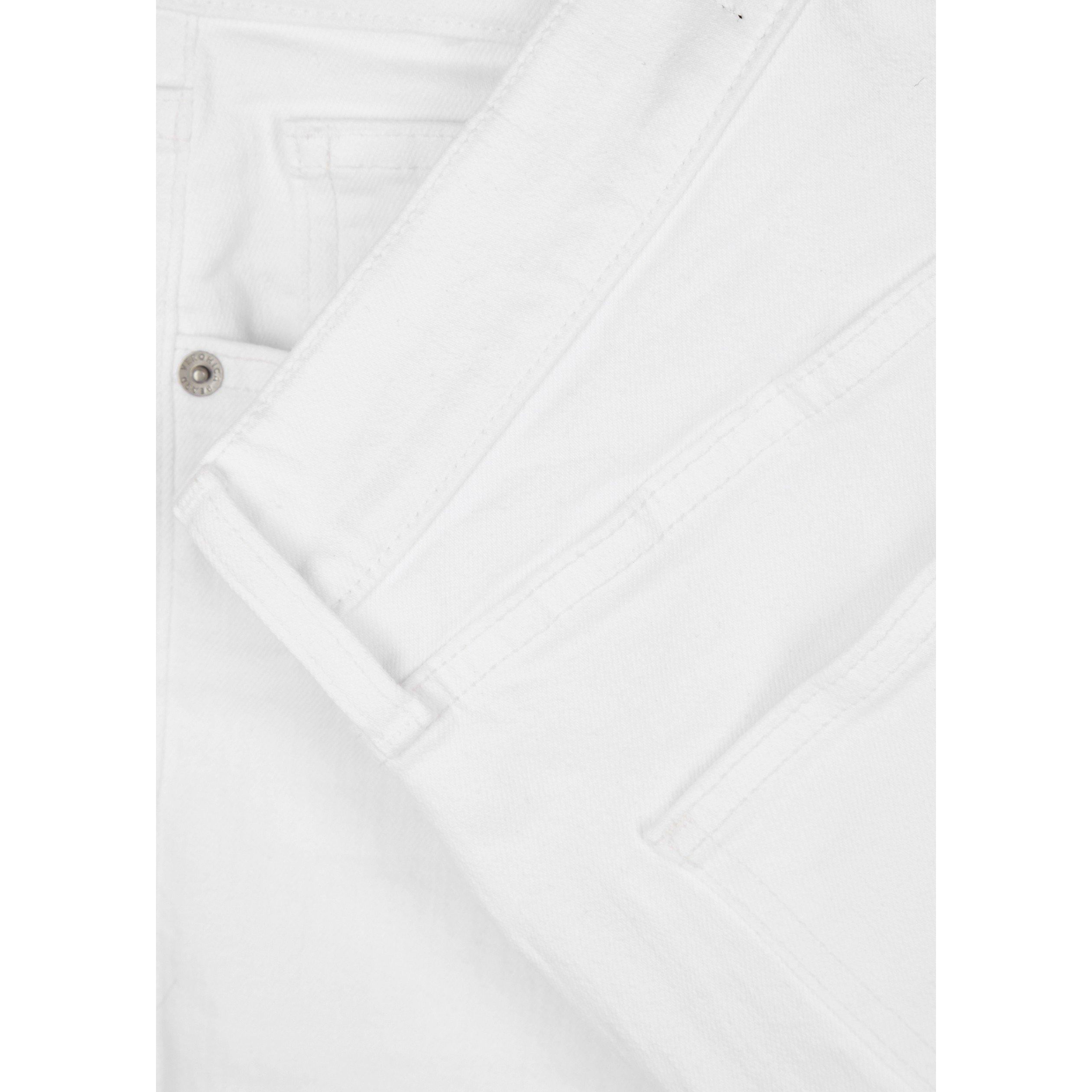 WHITE - Veronica Beard - Women's Beverly High-Rise Skinny Flare Jeans - 4